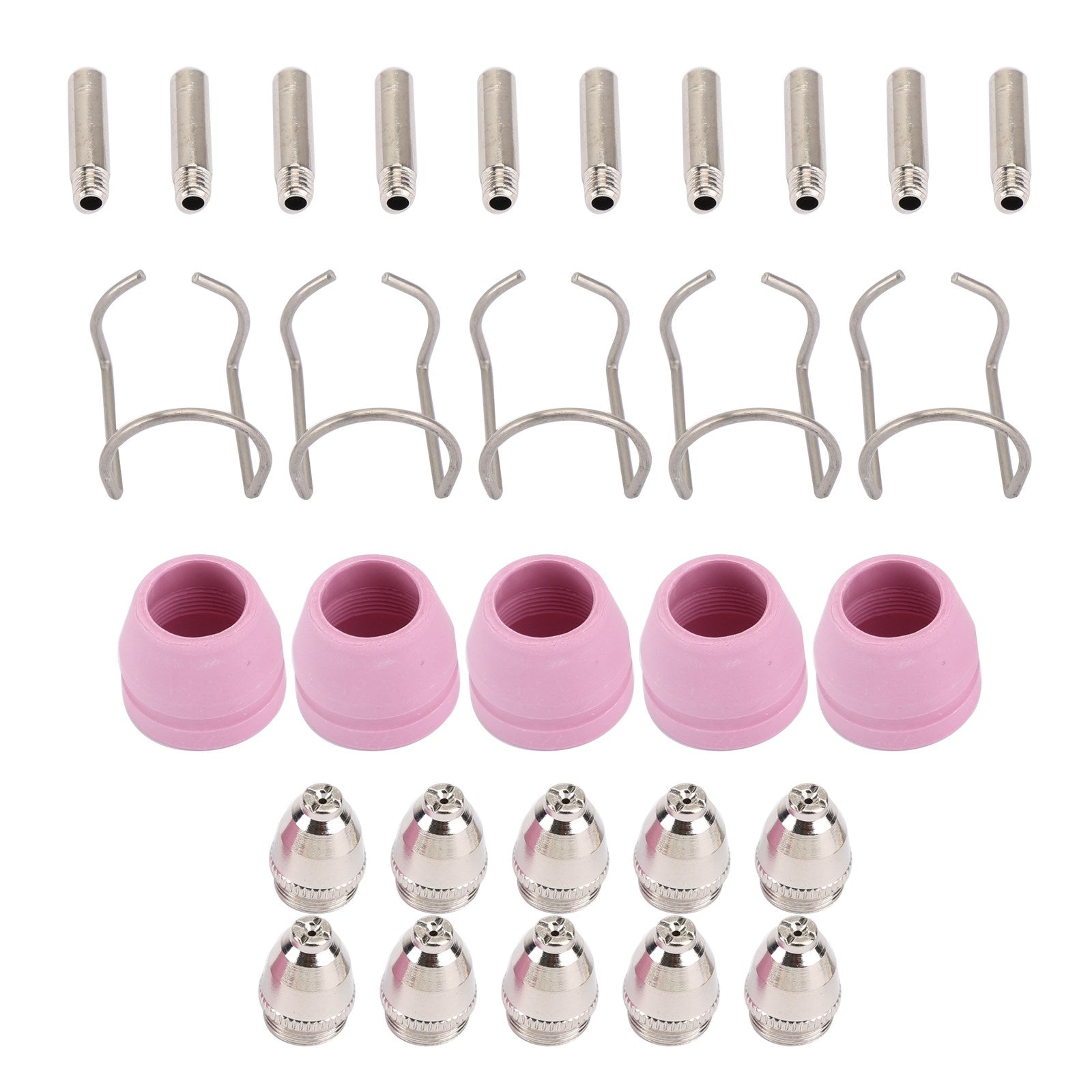 Areyourshop 30 pièces AG-60 SG-55 torche de découpe Plasma consommables embouts d'électrode Guide de bouclier