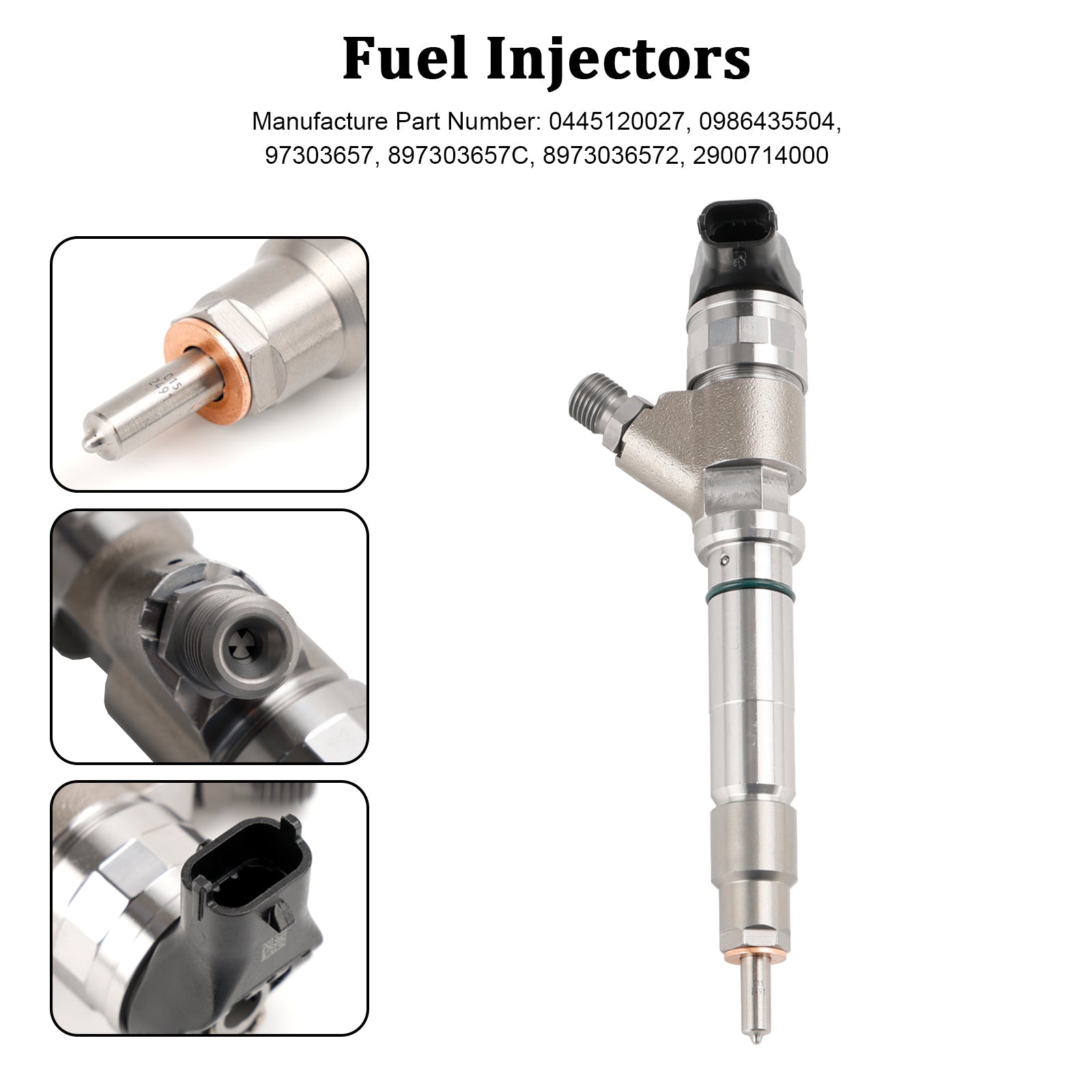 2006 Chevrolet Silverado GMC Sierra 2500 3500 HD Hummer H1 6.6L V8 Diesel 1PCS Injecteur de carburant 0445120042 0445120082