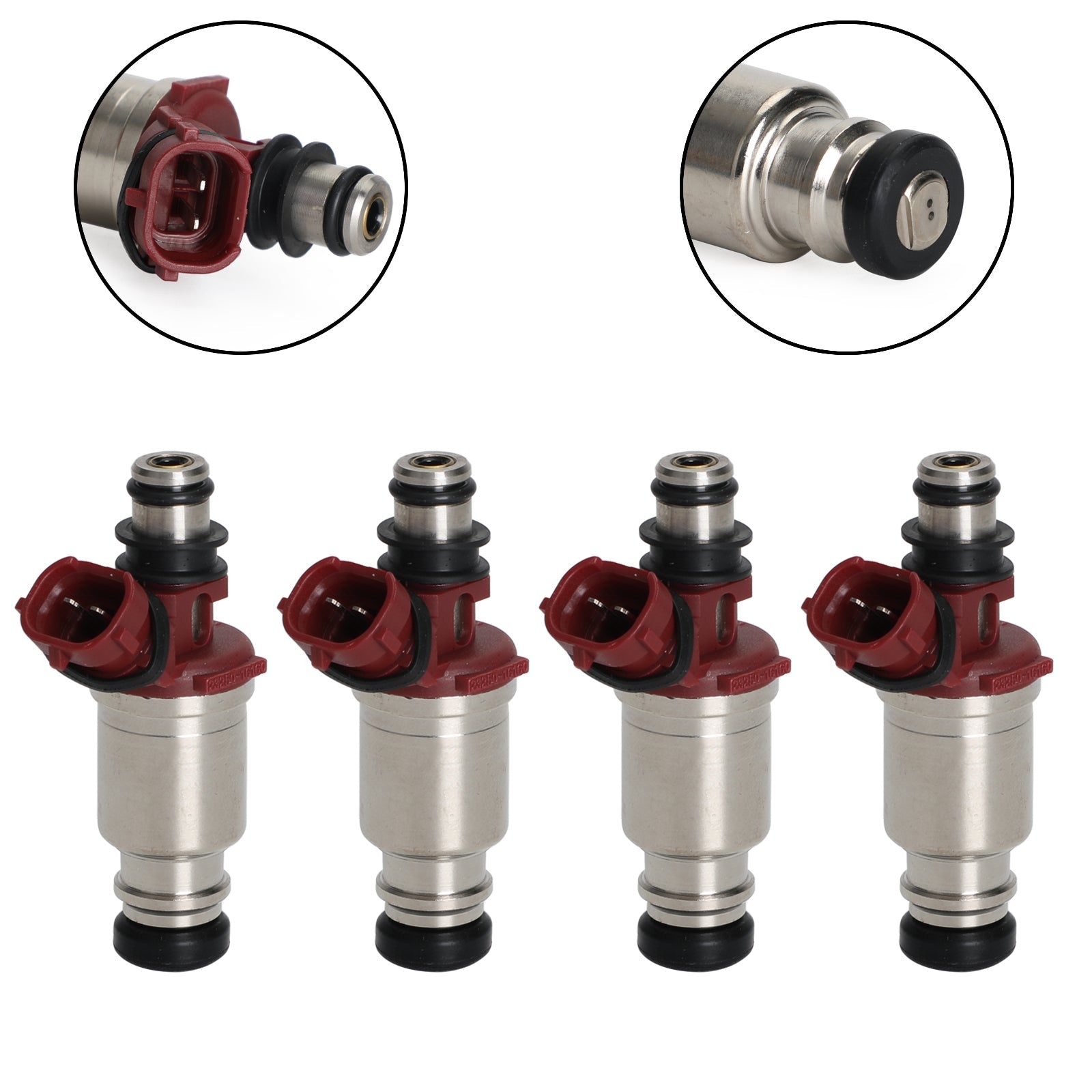 4 st bränsleinsprutare 23250-16160 passar Corolla Celica & Geo Prizm 1.8L I4 1993-1997 Generisk