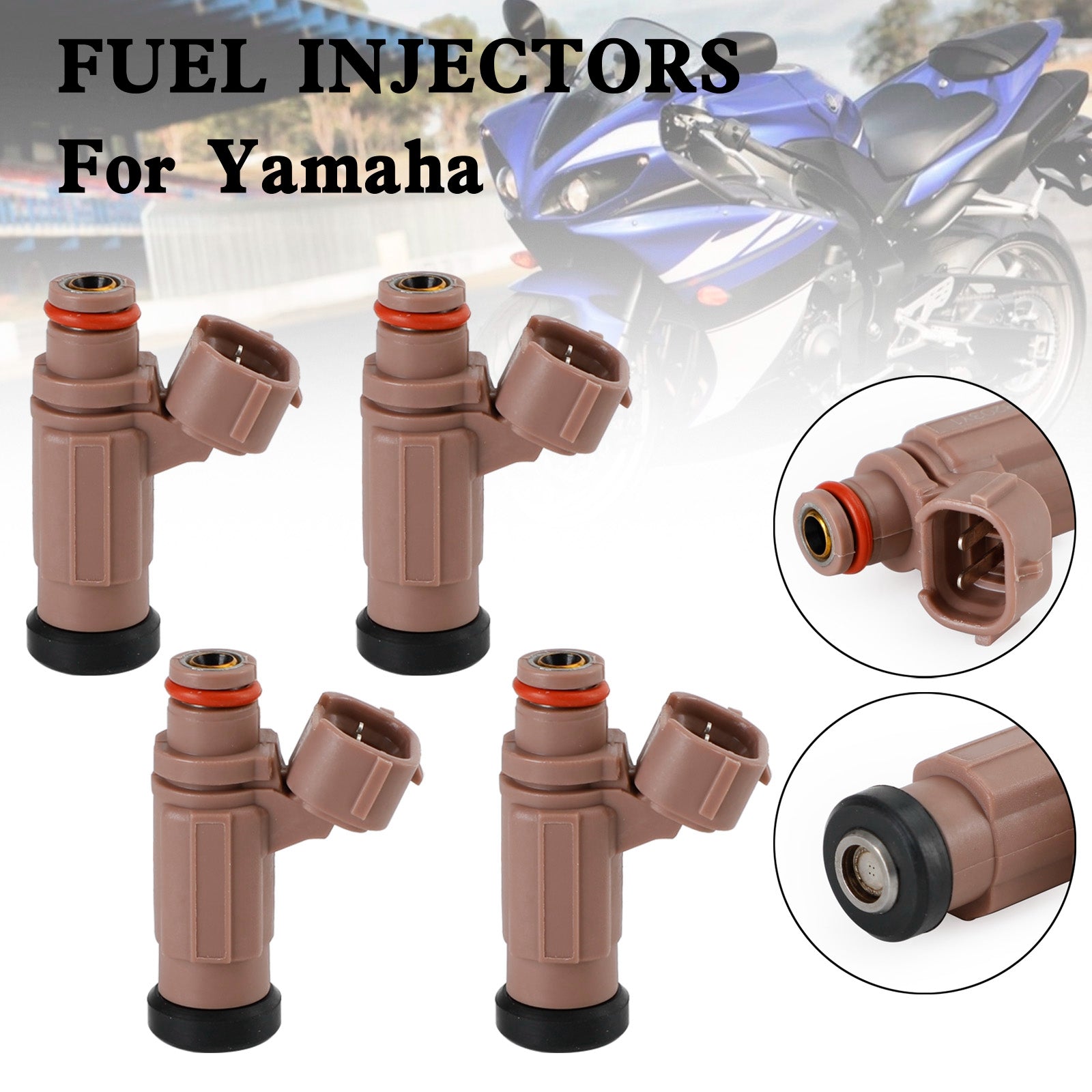 4 Uds Yamaha PWC FX SX AR VX 212 232 1000 1100 60E-13761-10-00 inyector de combustible