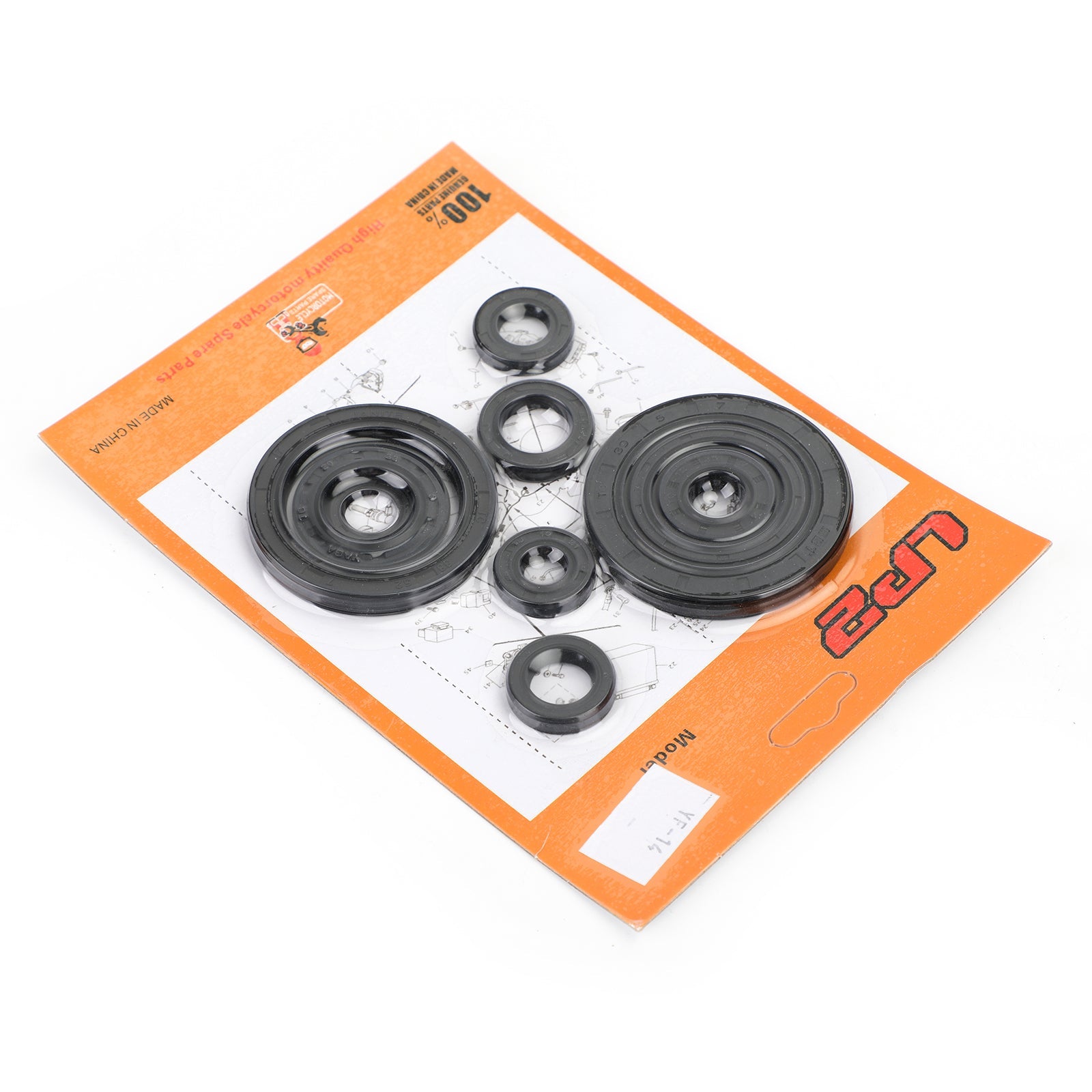 10st-motoroljetätningssats för Honda CRF250R 2004-2009 CRF250X 2004-2017 Generisk