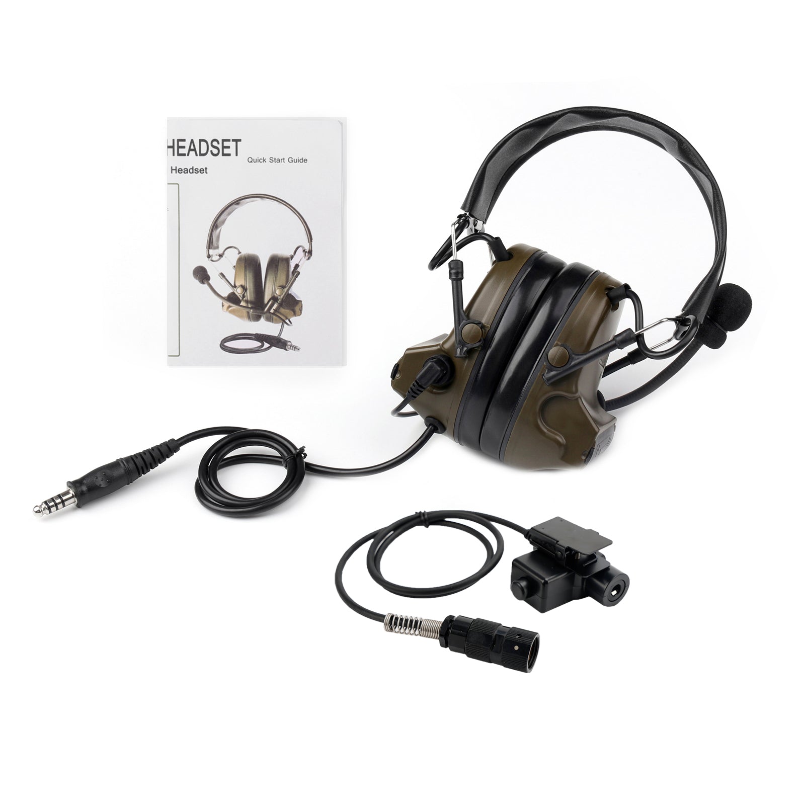 För A/PRC-152 AN/PRC-148 U329 Radio 6-Pin U94 PTT Z Tactical H50 Headset