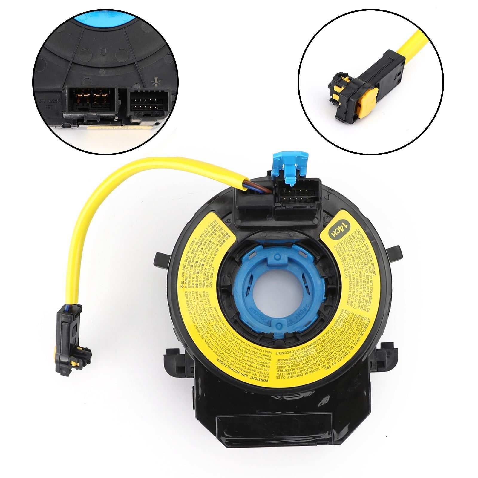 Hyundai I20 Kia Sorento Spiral Cable Corloge Spring pour Airbag Squib 2009-2019