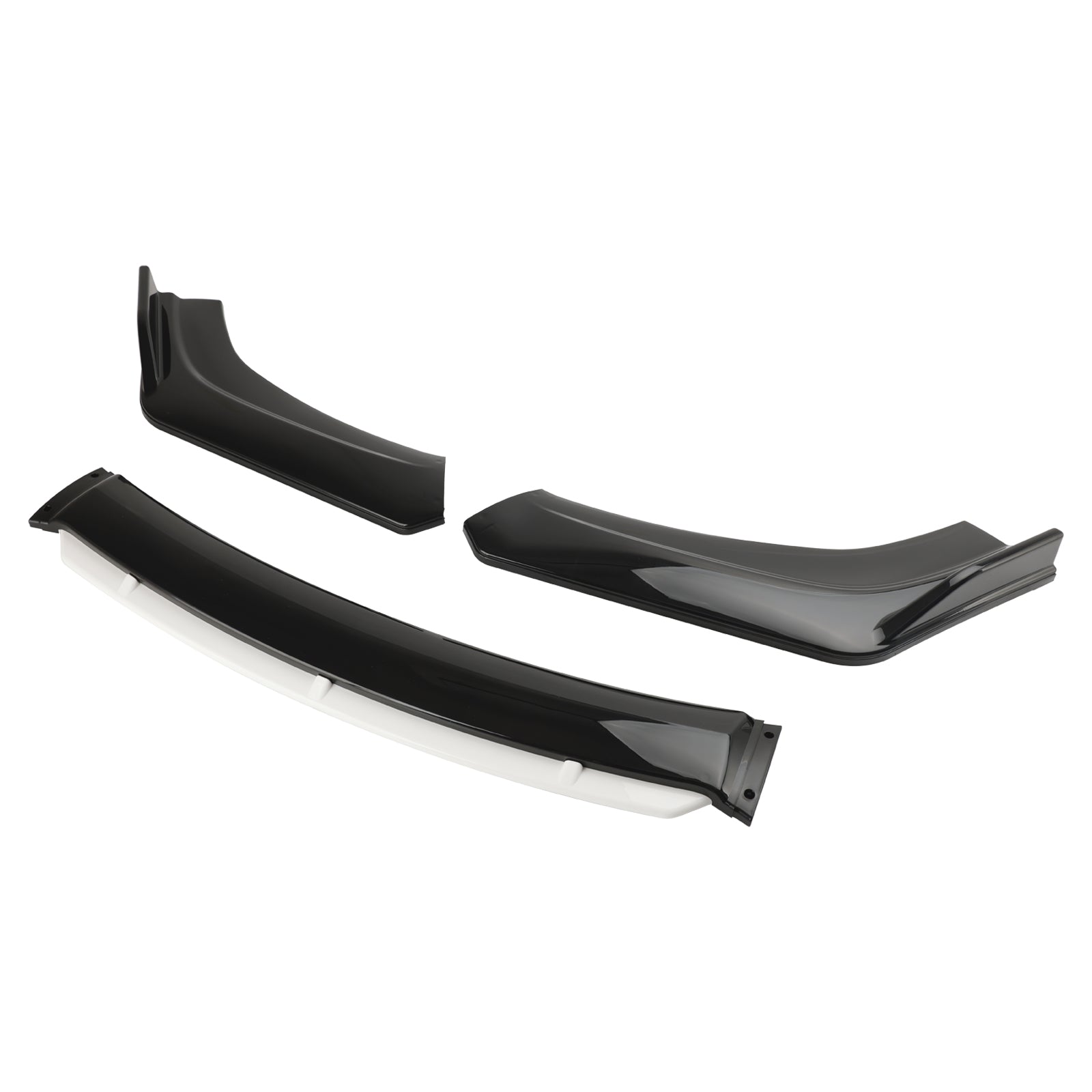 Univerzálny automobil predný nárazník na pery súprava tela Splitter Difuster Protector Black White