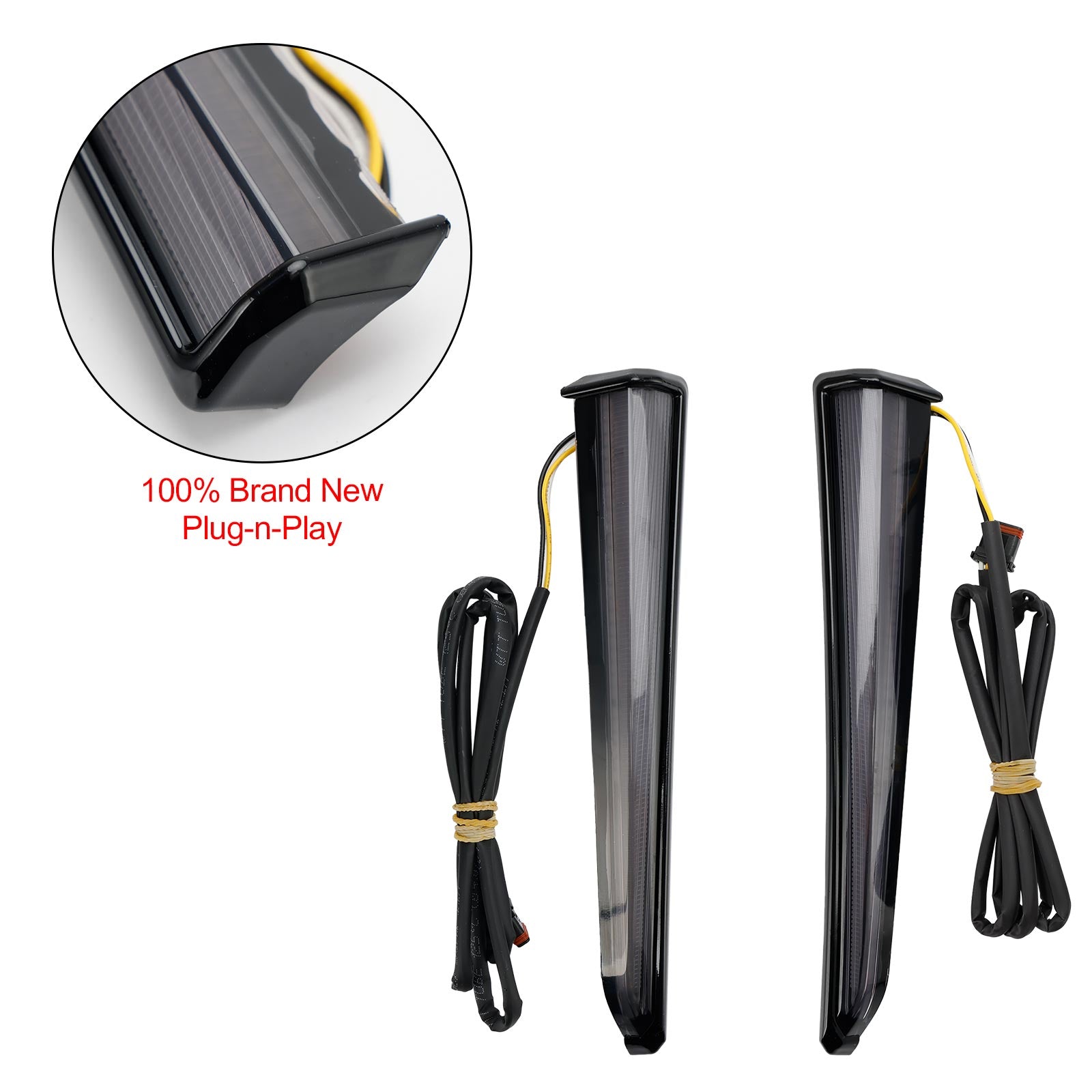 45801 Luces LED de carenado inferior Fang para Touring Road Glide 2014-2023