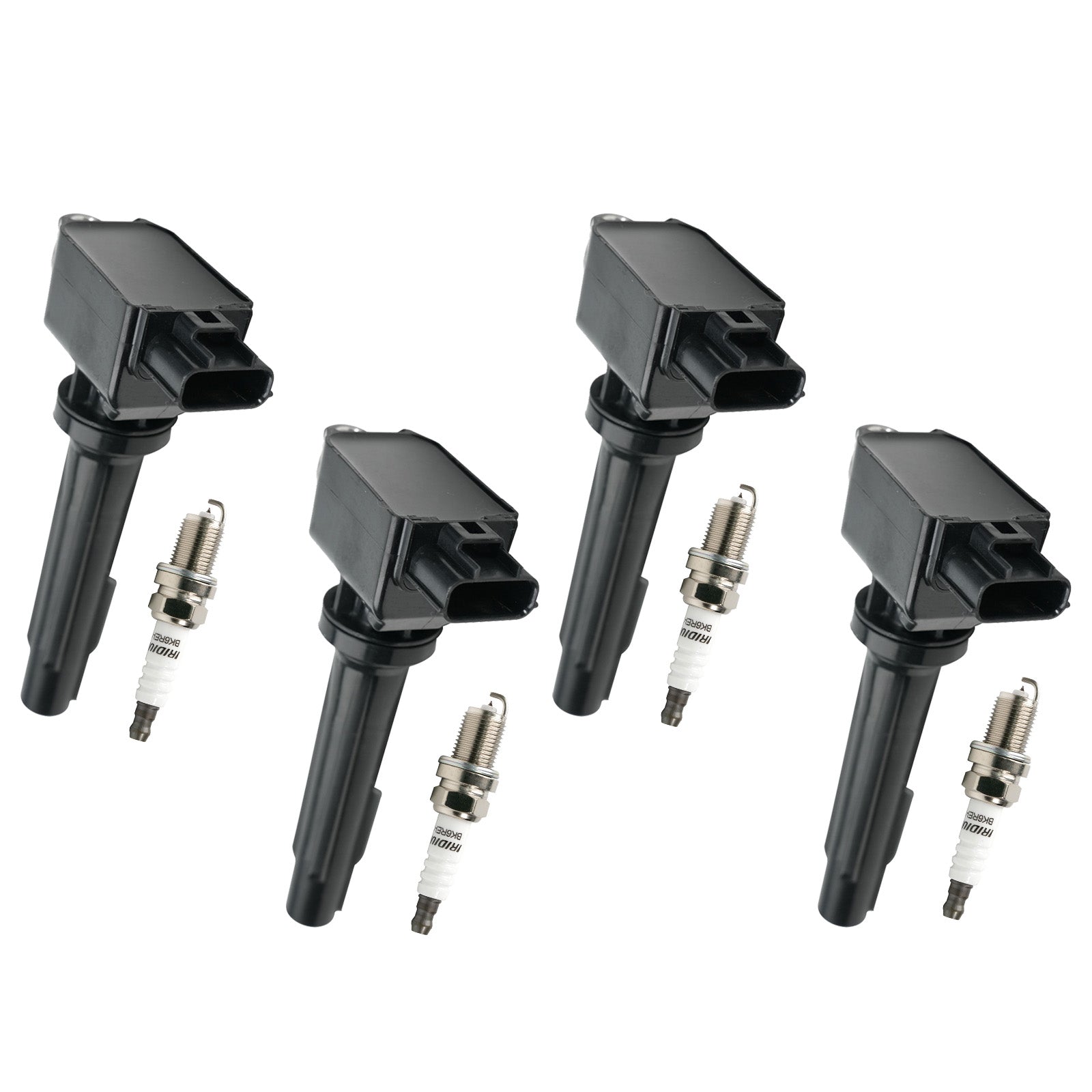 2016-2018 Mazda MX-5 Miata 2.0L L4 4x Ignition Coils+Spark Plugs UF656 Fedex Express