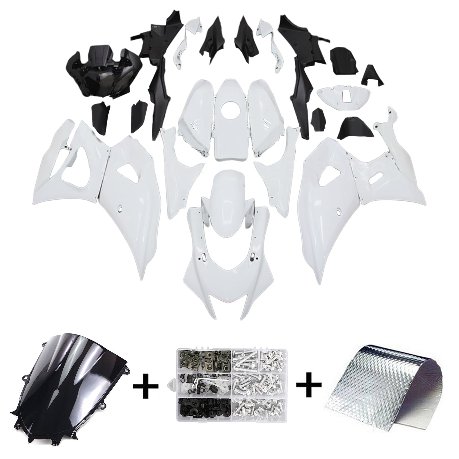 Kit de carénage Yamaha YZF-R7 2021-2024, carrosserie en plastique ABS