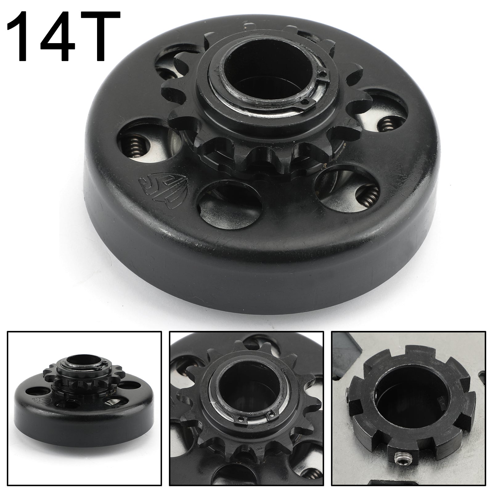 13HP GO Kart Centrifugal Clutch 1inch Bore 14T 14 Zub pre 40 41 420 reťaz