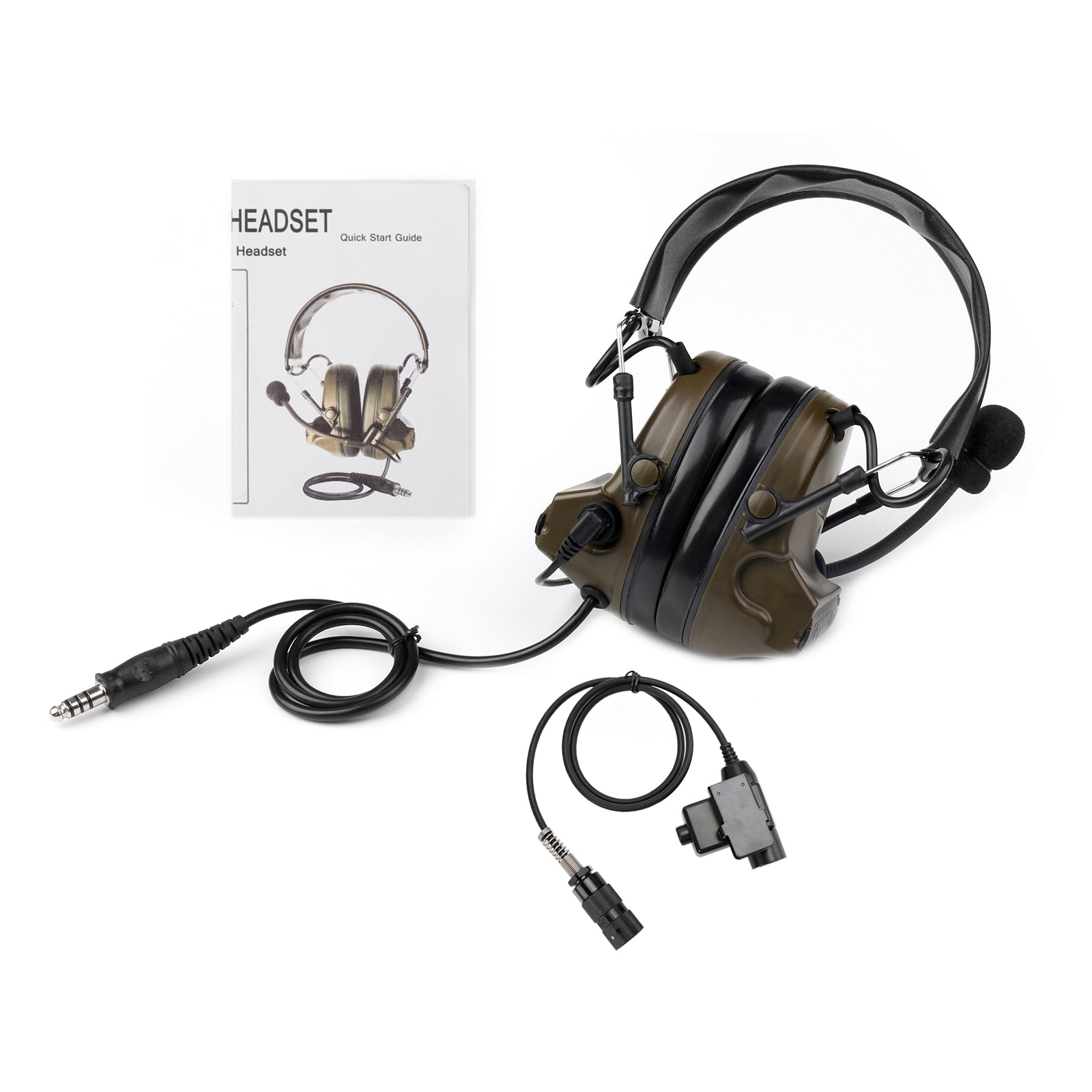 För A/PRC-152 AN/PRC-148 U329 Radio 6-Pin U94 PTT Z Tactical H50 Headset