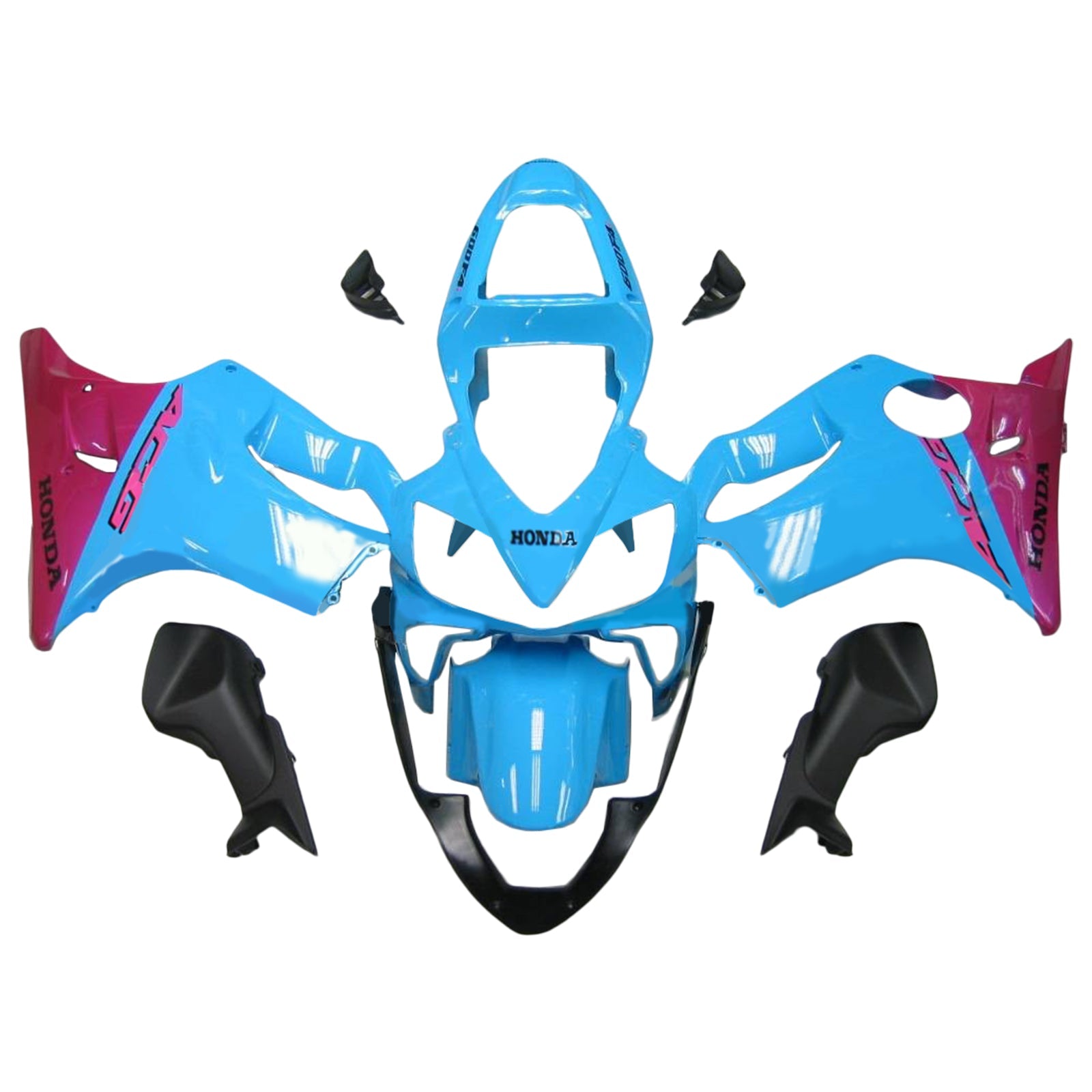 2001-2003 Honda CBR600 F4I vstrekovanie Kit Kadywork Plastic ABS #123