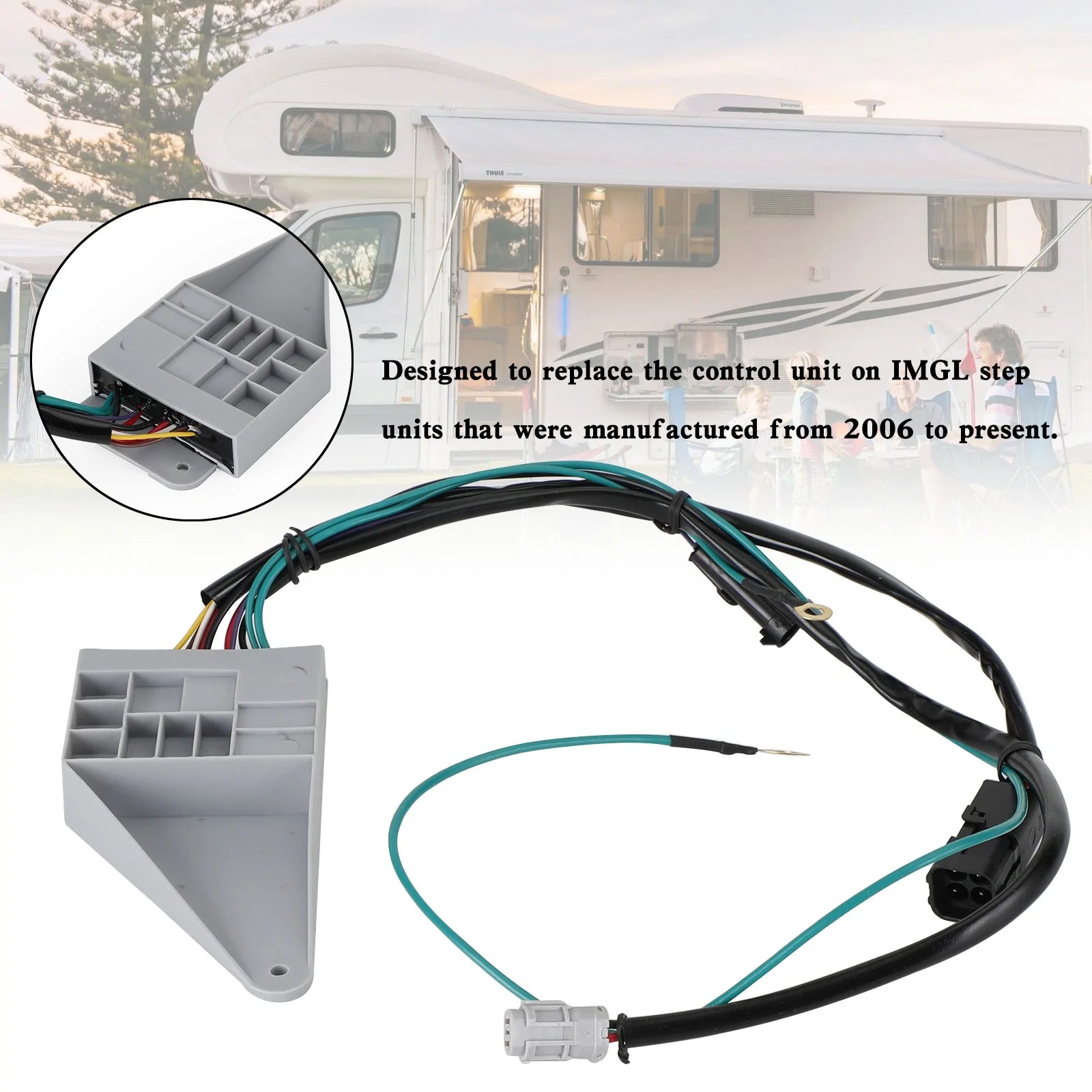 Montagem da unidade de controle IMGL/9510 Etapa Controle para Kwikee Electric Etapa 909510000