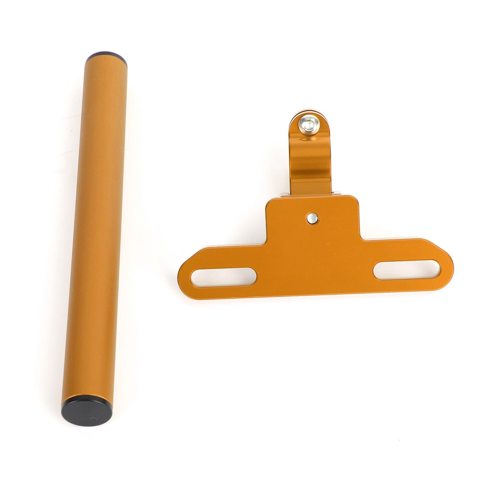 Soporte De Navegación Para Teléfono Soporte De Extensión Gps 22 Mm Para Motocicleta Moto Plata Genérico