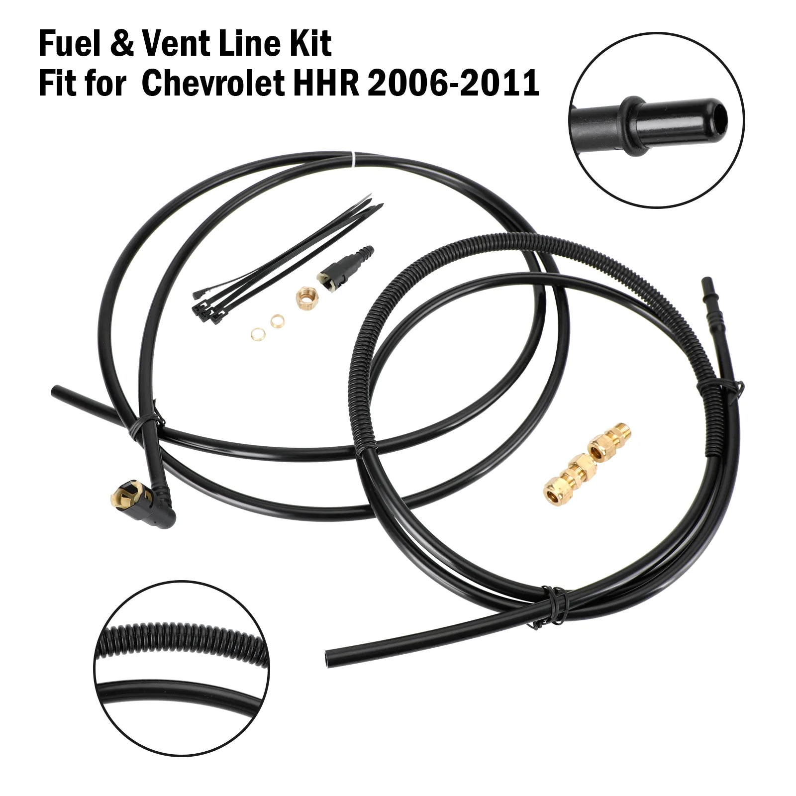 Chevrolet HHR 2006-2011 Nylon Fuel & Reparatieset voor ontluchtingsleiding Fl-FG0974
