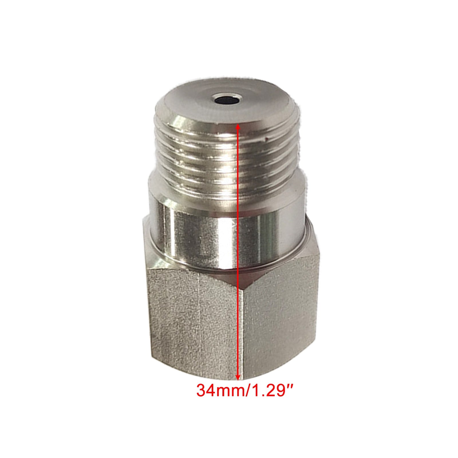 34 mm O2 Zuurstofsensor Testpijp Verlengstuk Verlengstuk Adapter Spacer M18x1.5 Bung