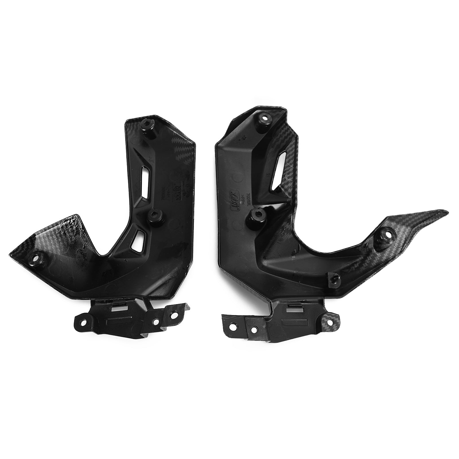 ABS Plast Side Radiator Cover Panel Fairing Cowl för Kawasaki Z650 2017-2019