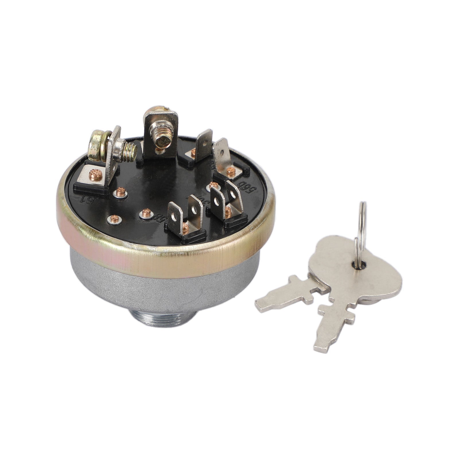 TX10953 Interrupteur d'allumage avec 2 clés pour tracteurs longs 2460 2610 350 360 445DT