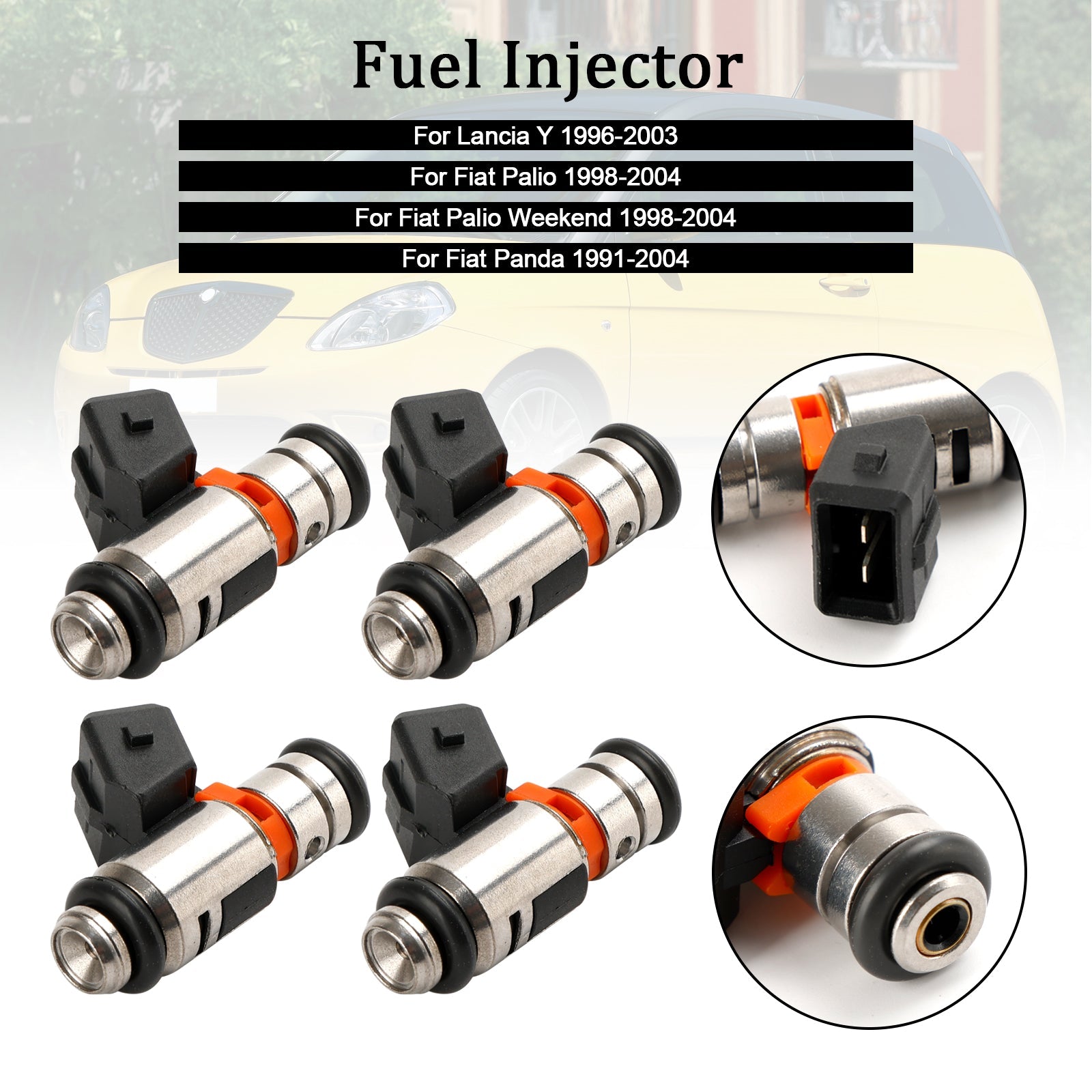 Injecteur de carburant IWP095, 4 pièces, pour Fiat Punto 1,4 l 2007 – 2009, pour Fiat Palio 1,6 l