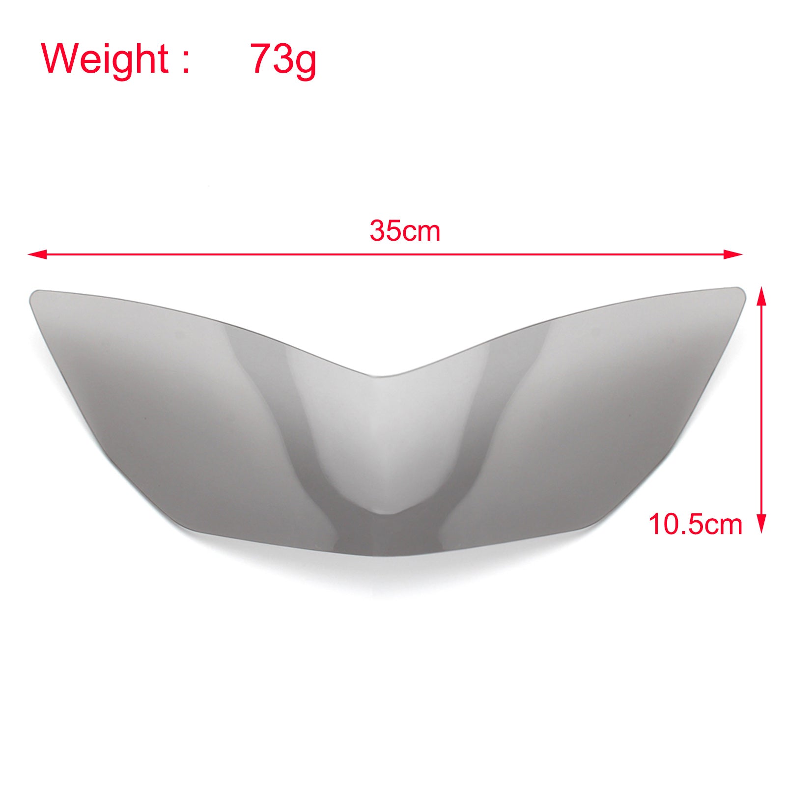 Koplamp Lens Guard Bescherm Lens Fit Voor Honda Forza 300 2018-2019 Rook Generiek