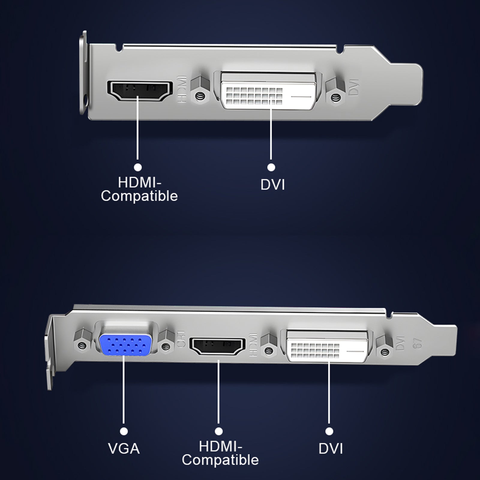GT740 4G Carte graphique indépendante Carte d'éclairage d'ordinateur Interface affichage HD