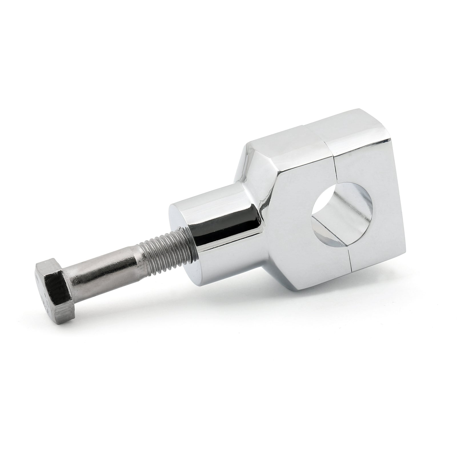 7/8 鈥? 2mm Motor Aluminium Handle Bar Mount Risers Clamp för ATV Quad Dirt Chrome