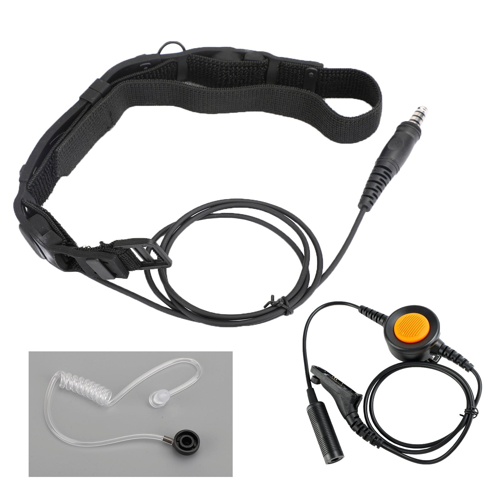 För DP3400 DGP4150 APX4000 6-stift U94 PTT THROAT Tube 7.1mm Plug Tactical Headset