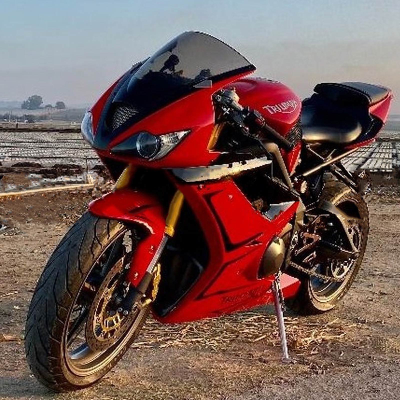 2006-2008 Triumph Daytona 675 Injekčná kapotážová súprava Bodywork plast ABS #103