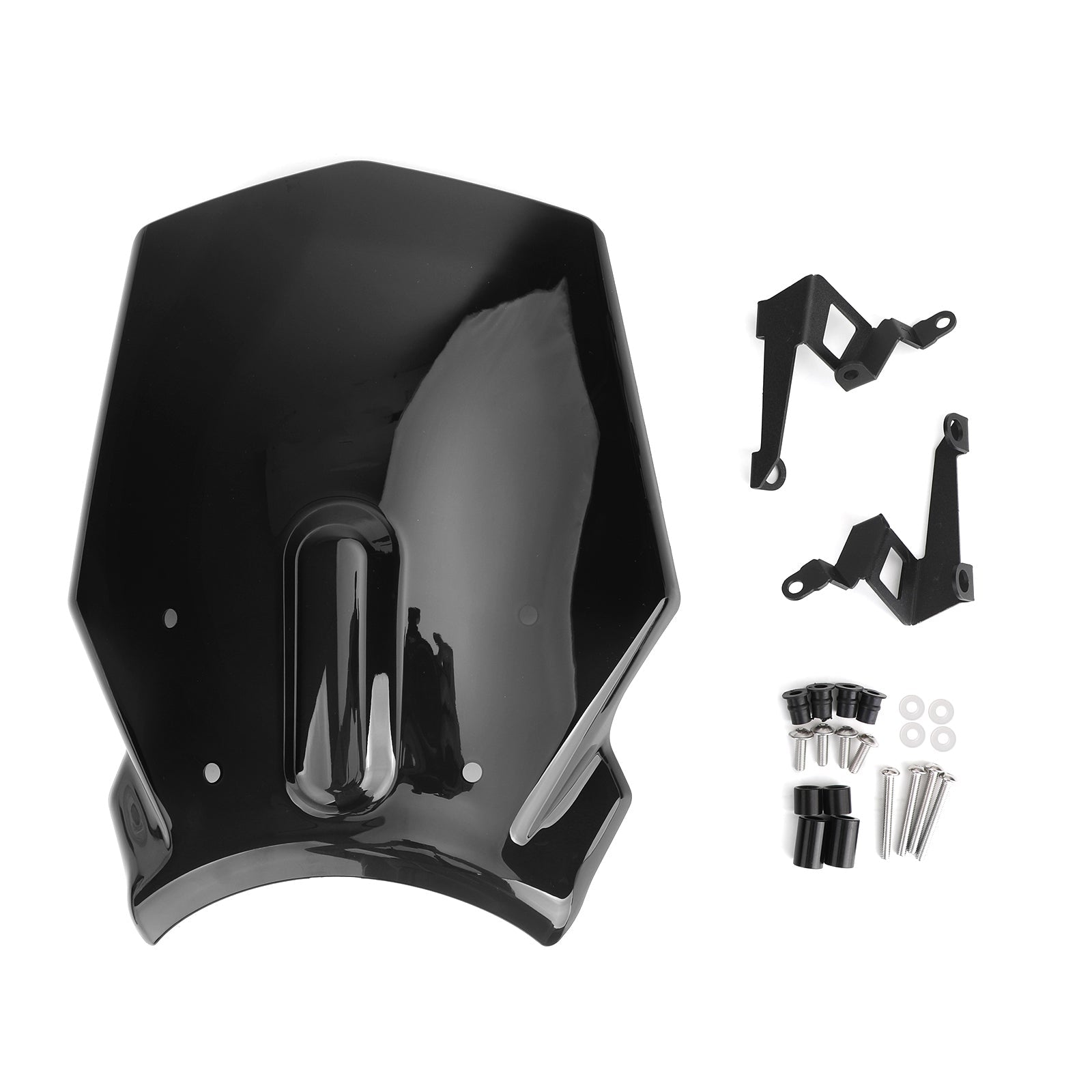 ABS Plastic Motorcykel vindrutan vindruta för Honda CB125R CB300R 2018-2019 Generisk