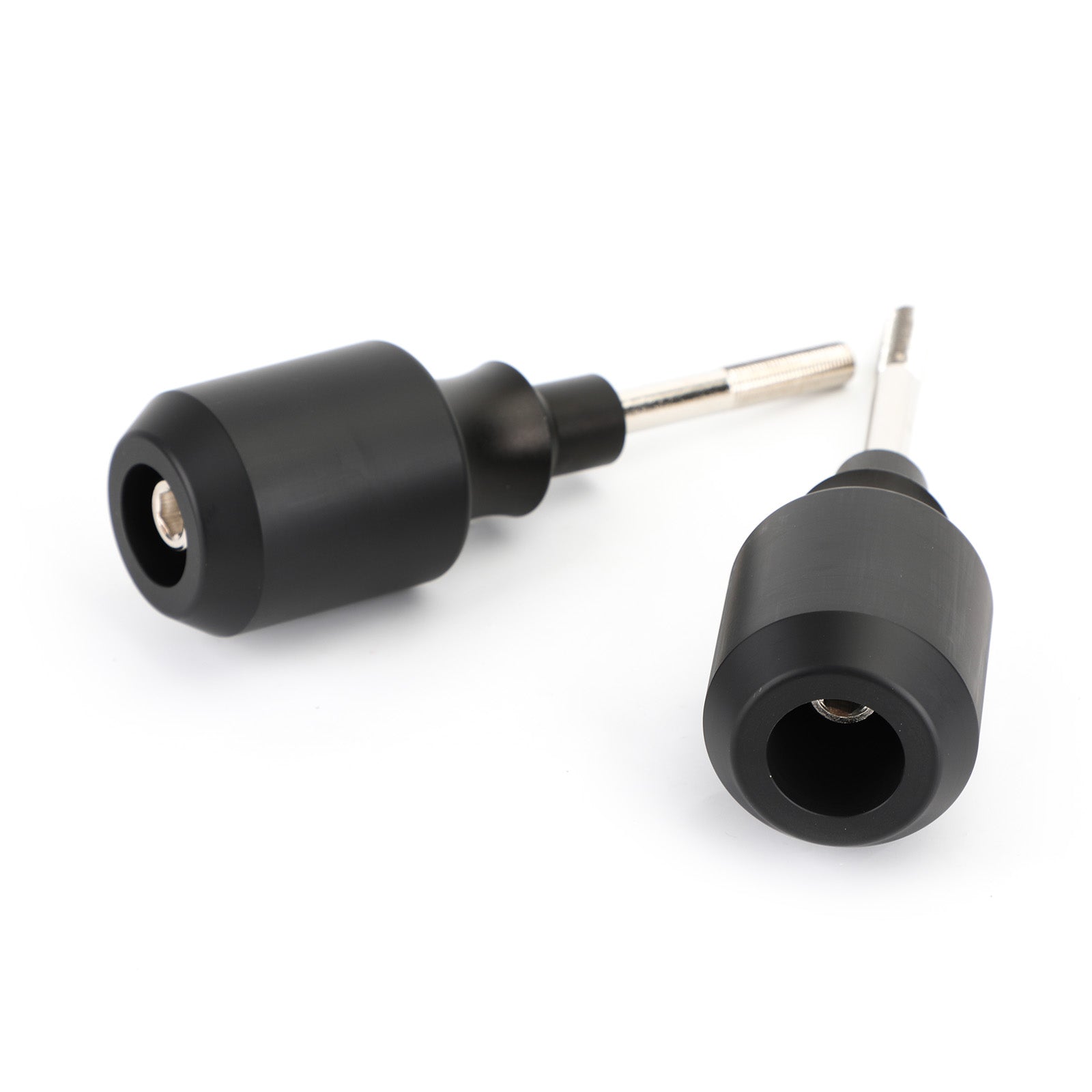 Zwarte anti-crash frame sliders beschermer geschikt voor Yamaha MT07 FZ07 2013-2021 generiek