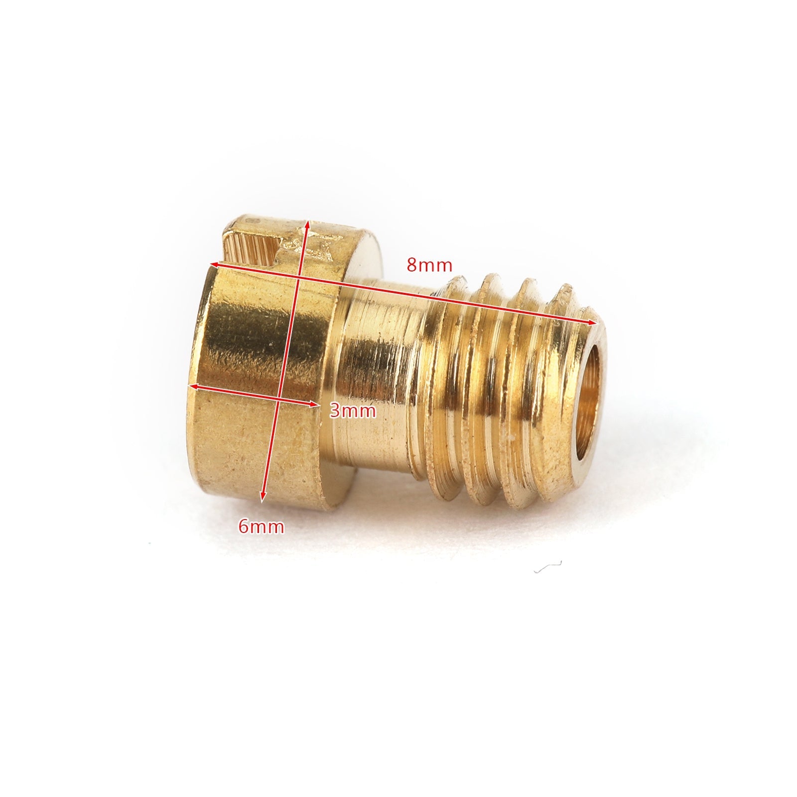 Scooter Motorsykkel ATV 5PCS 5mm forgassende runde hovedstråler for Keihin Carb Gy6 #105 #110 #115 120 125 generisk