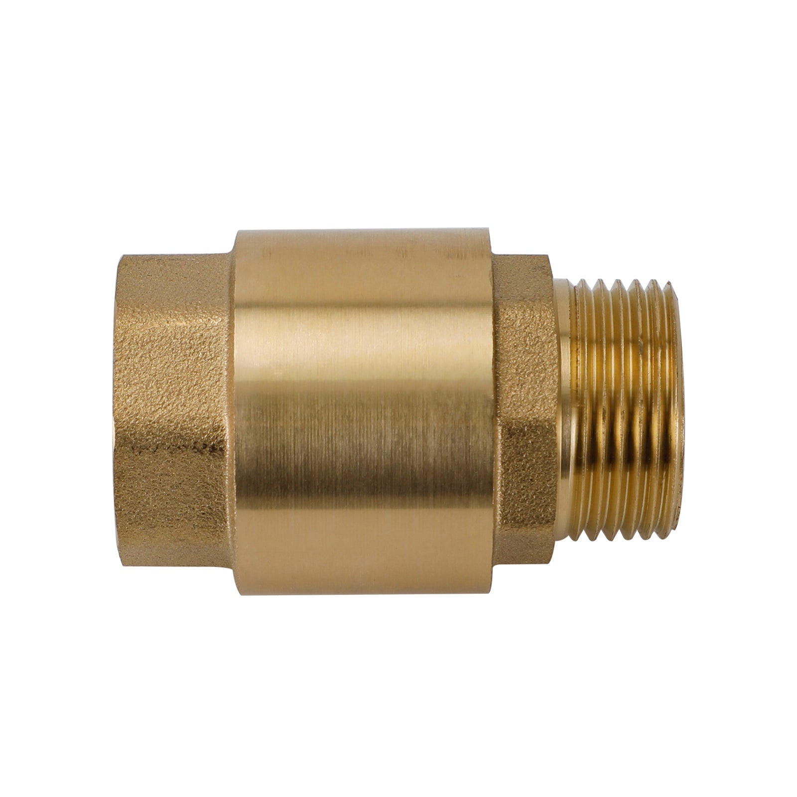Válvula de retenção de latão G1/2" G3/4" G1" Prevenção de refluxo sem retorno com rosca M para F