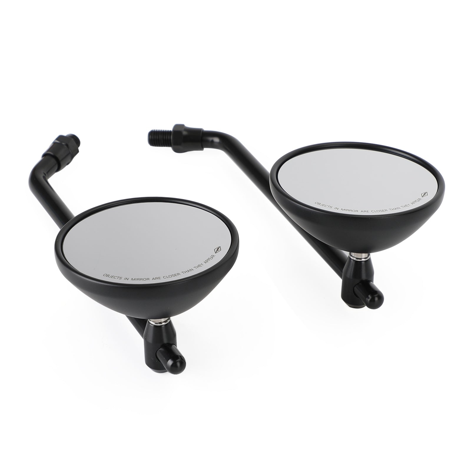 Klassisk stil höger & Vänster svart backspegel 10mm höger för Honda CB Shadow Cruiser Generic