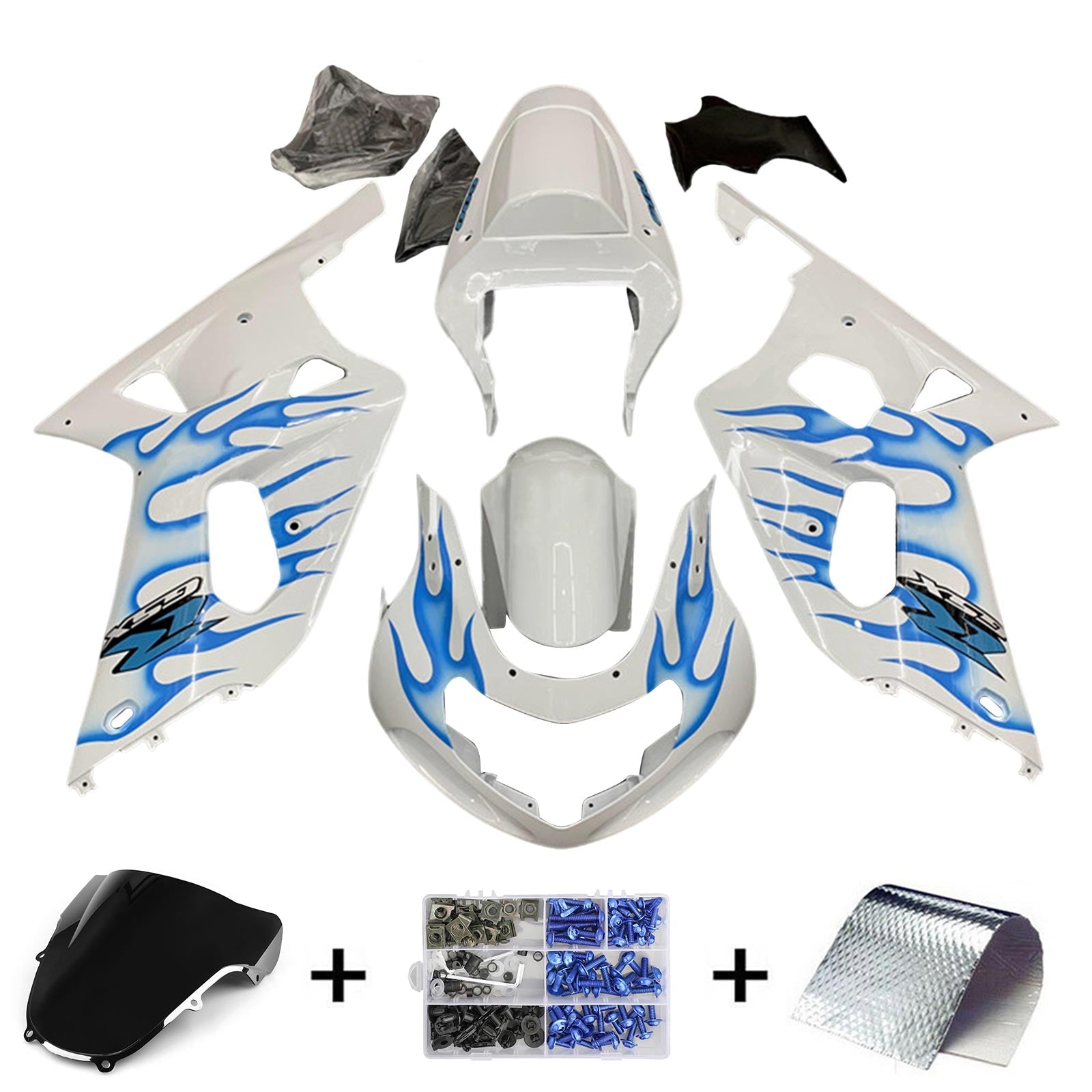 2001-2003 Suzuki GSXR600 GSXR750 K1 FAIRING KIT BODYWORK ABS