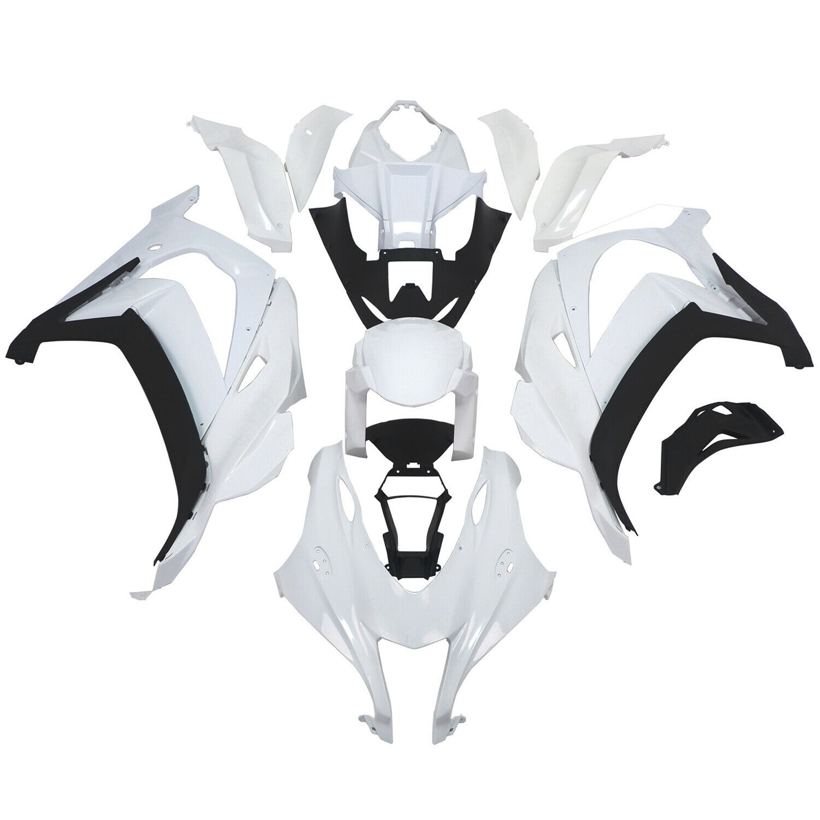 Kawasaki ZX10R 2016-2020 FAIRING PURSEGING OMålad