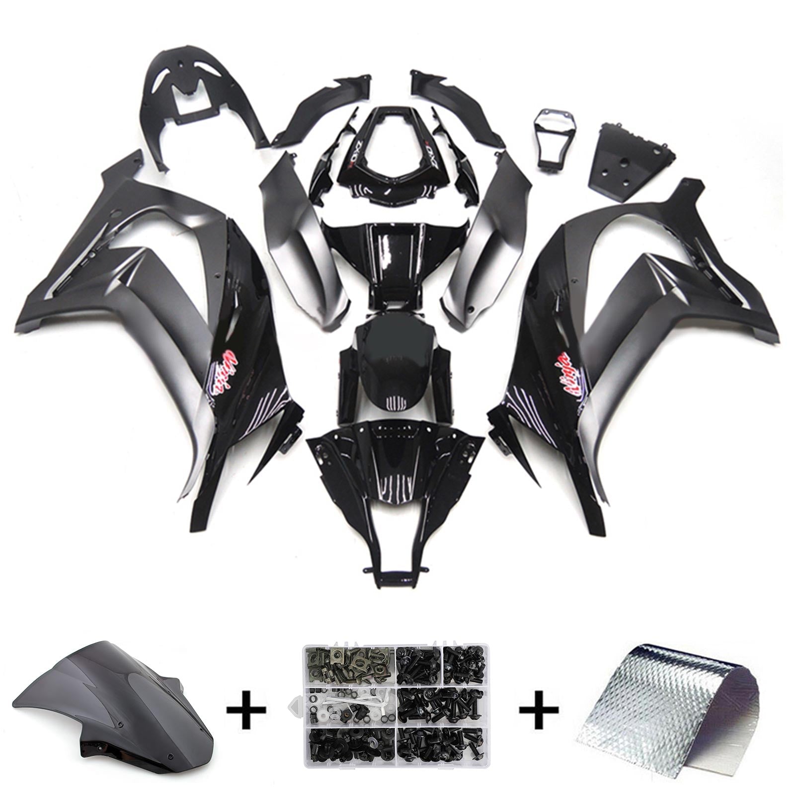 2011-2015 Kawasaki ZX10R Fairing Kit Bodywork Plastic ABS