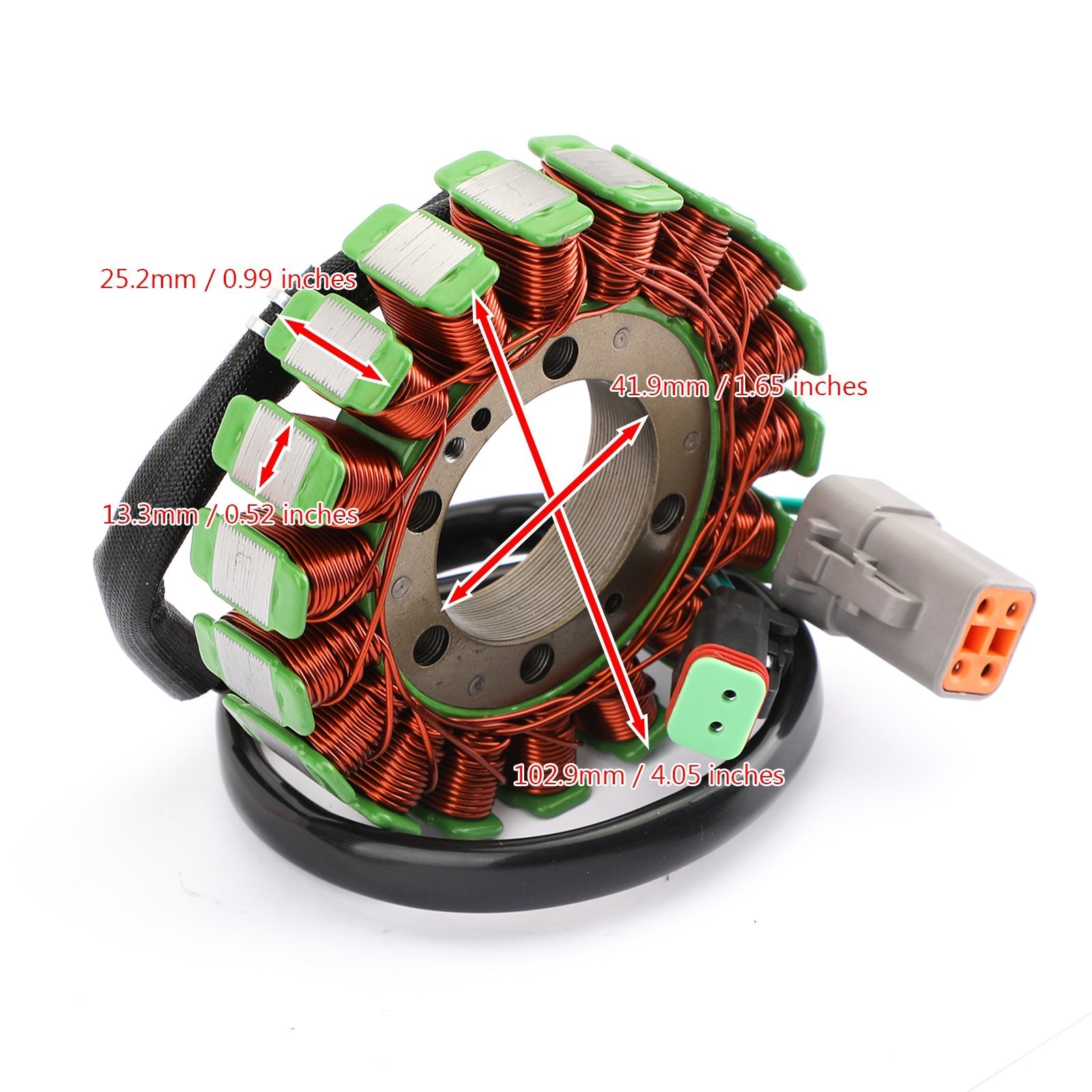 Generator Magneto Stator för Skidoo 500 600 700 800 GTX GTS HO MXZ Summit 03-08 Generisk
