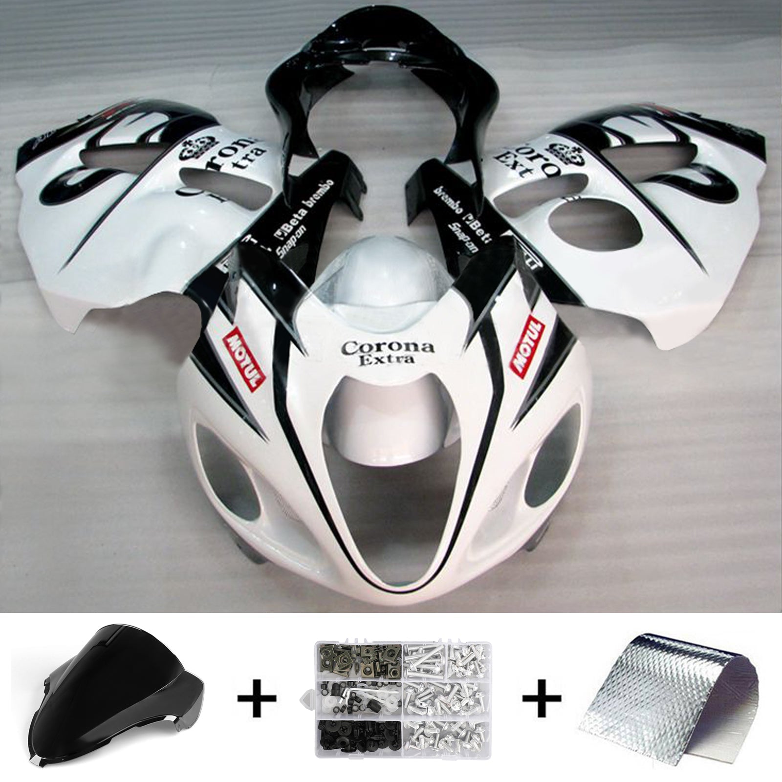 1999-2007 Suzuki Hayabusa GSX1300R vstrekovacia kapotaová súprava karoséria Plast ABS#135