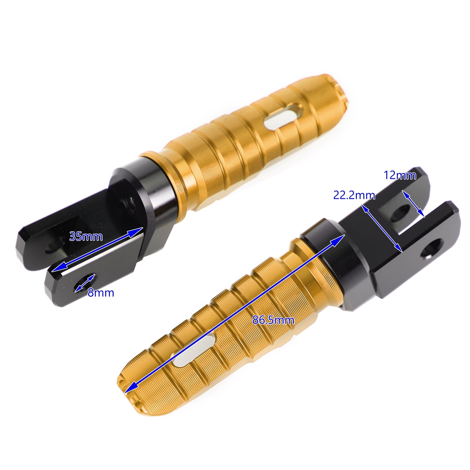 Antes de pé da frente PEG PEG para Triumph Street Triple 765/R/S/RS Daytona 675/R genérico