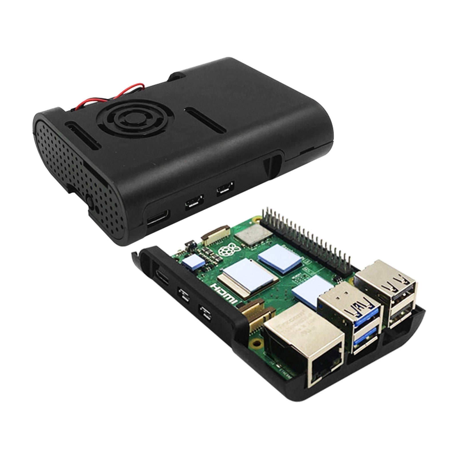 5: e generationen ABS Protective Shell PWM Speed Regulating Fan Active Radiator