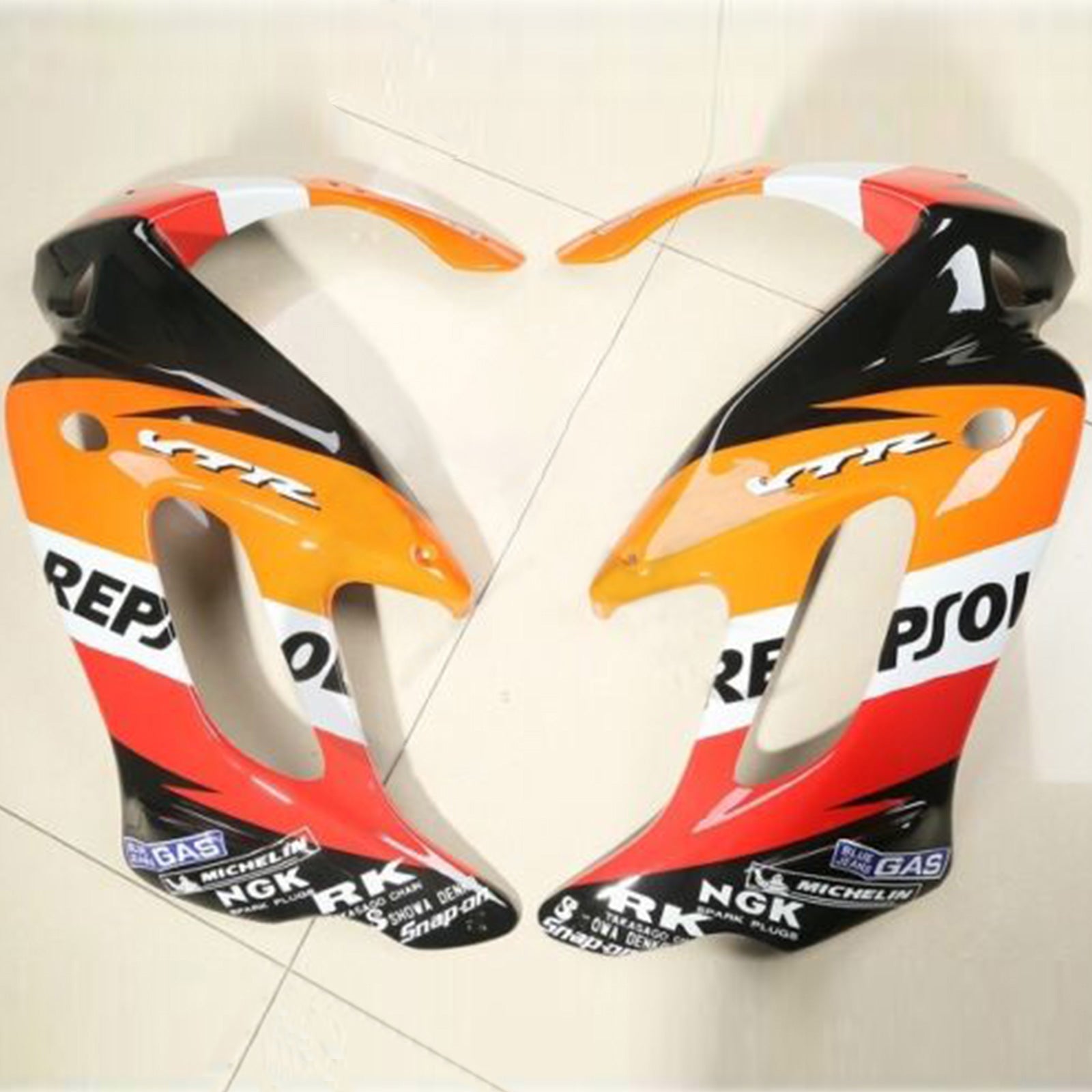 1997-2005 Honda Repsol Vtr1000f Kit de carroceria de carenagem ABS pintada #1