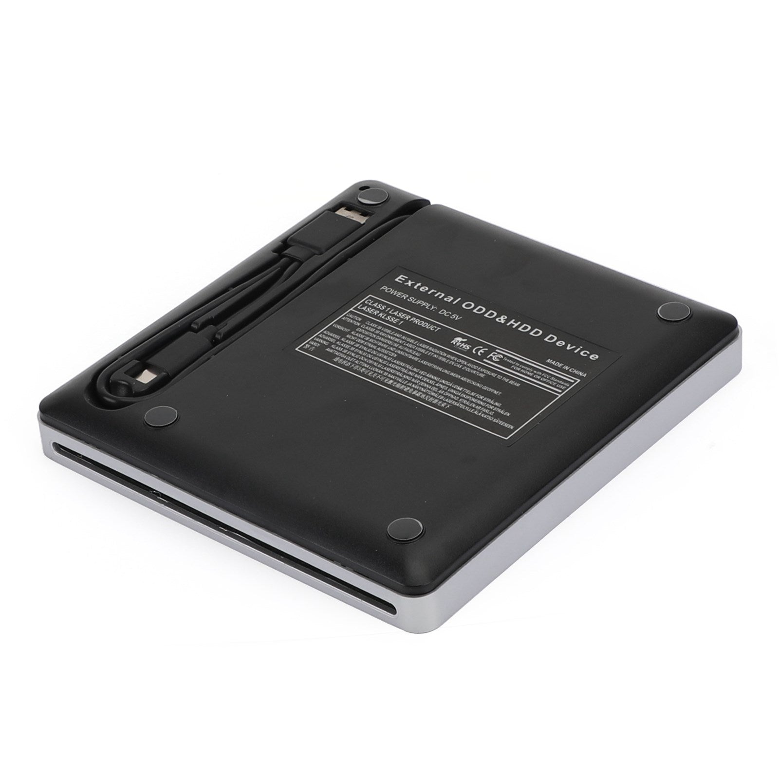 Insteekbare externe cd/dvd-drive USB 3.0-speler, brander, schrijver voor laptop, pc, Mac