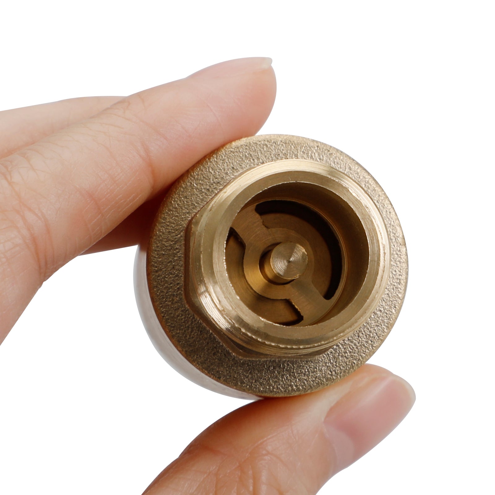 Válvula de retenção de latão G1/2" G3/4" G1" Prevenção de refluxo sem retorno com rosca M para F