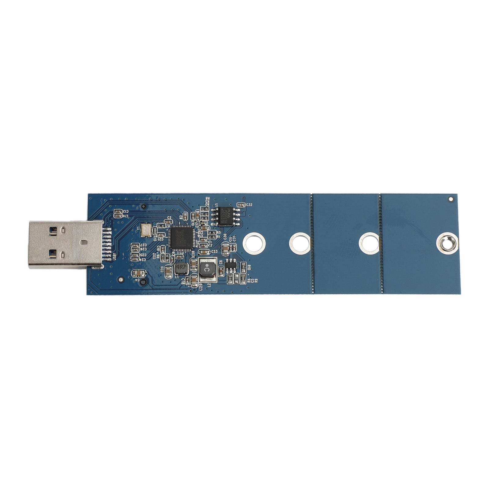 Adaptador M.2 a USB Adaptador SSD de protocolo SATA M.2 con llave B para 2230 2242 2260 2280