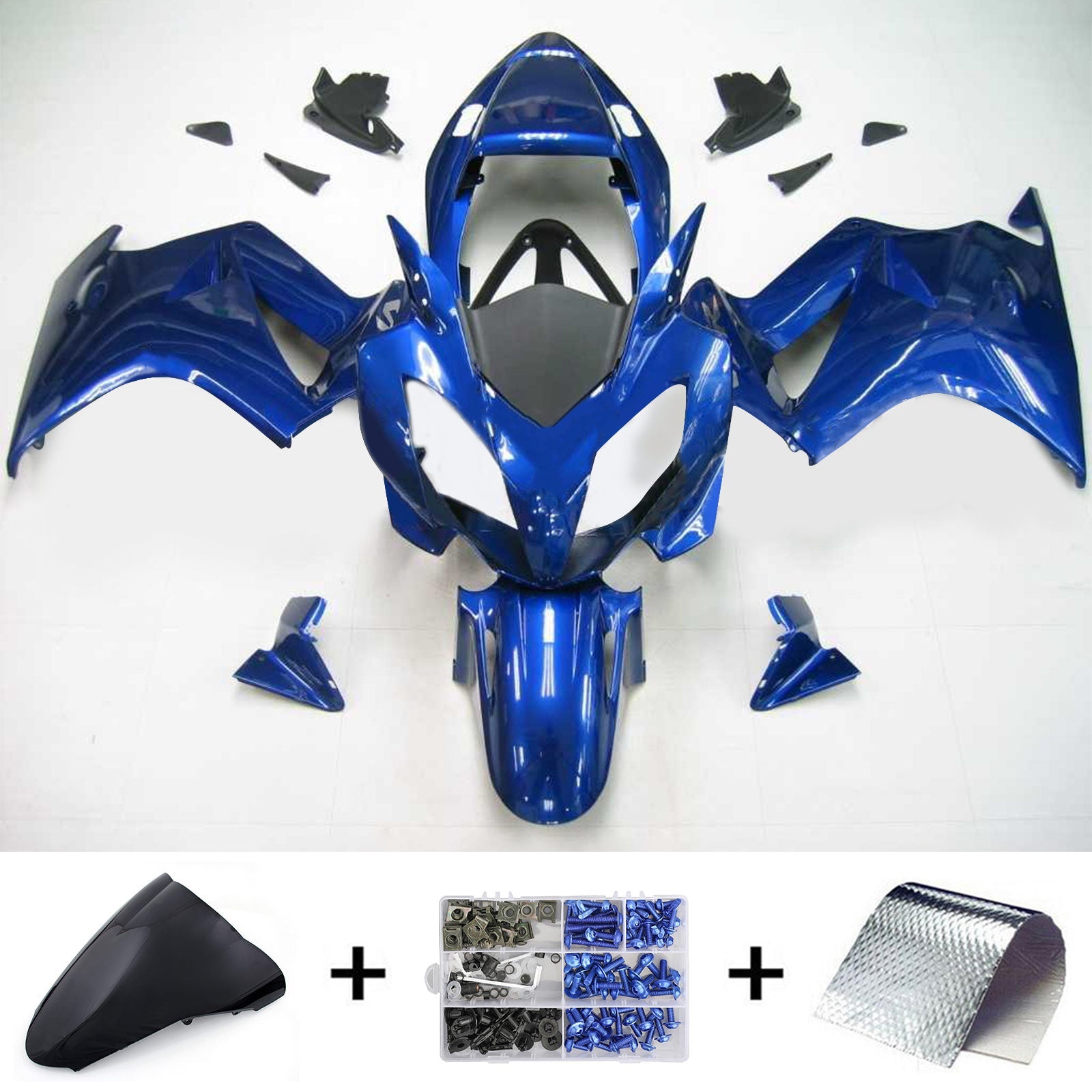 2002-2012 Honda VFR800 vstrekovanie ABS plastový kapotáž #6