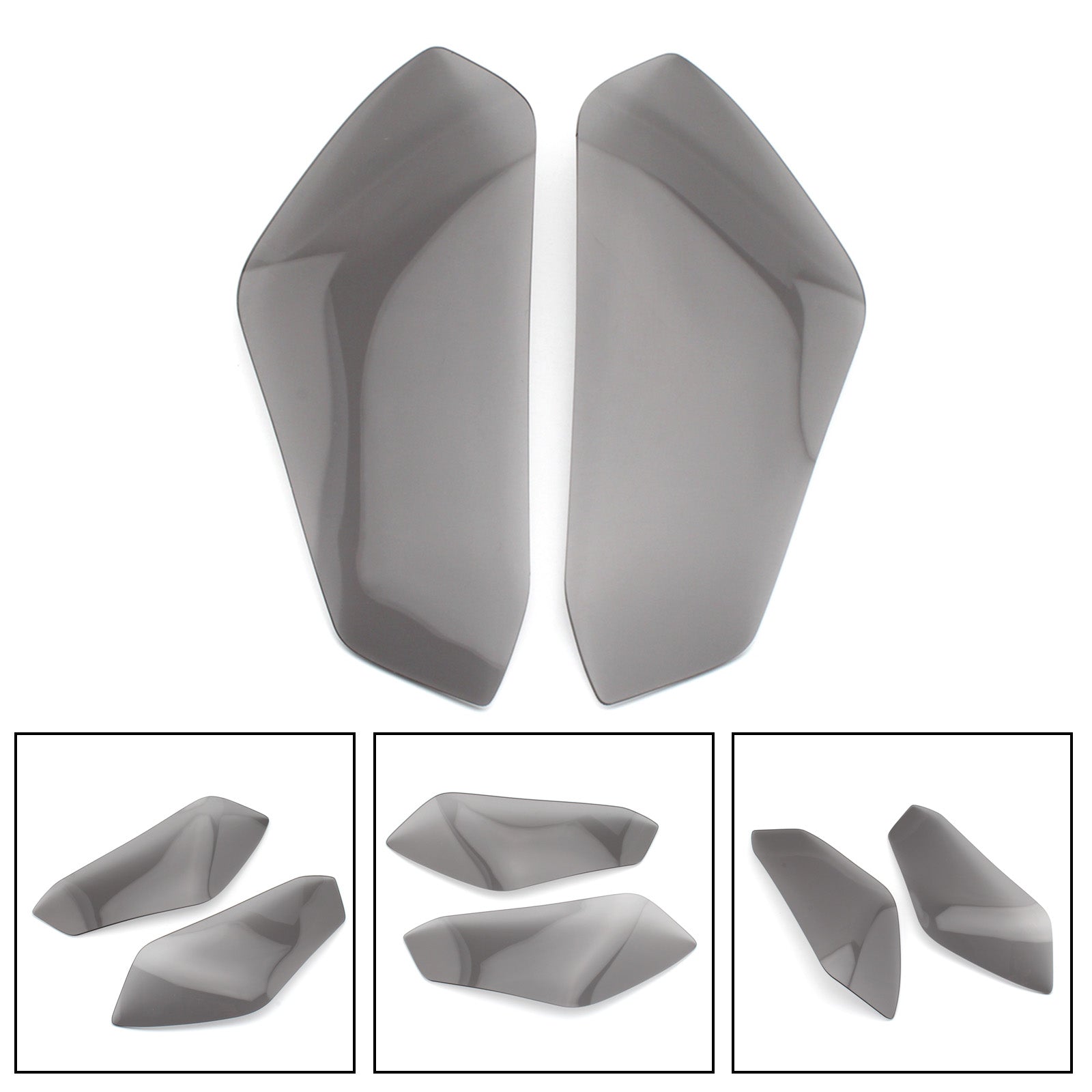 Cubierta de protección de lente de faro delantero para Honda Cbr1000Rr 2017-2020, color humo genérico