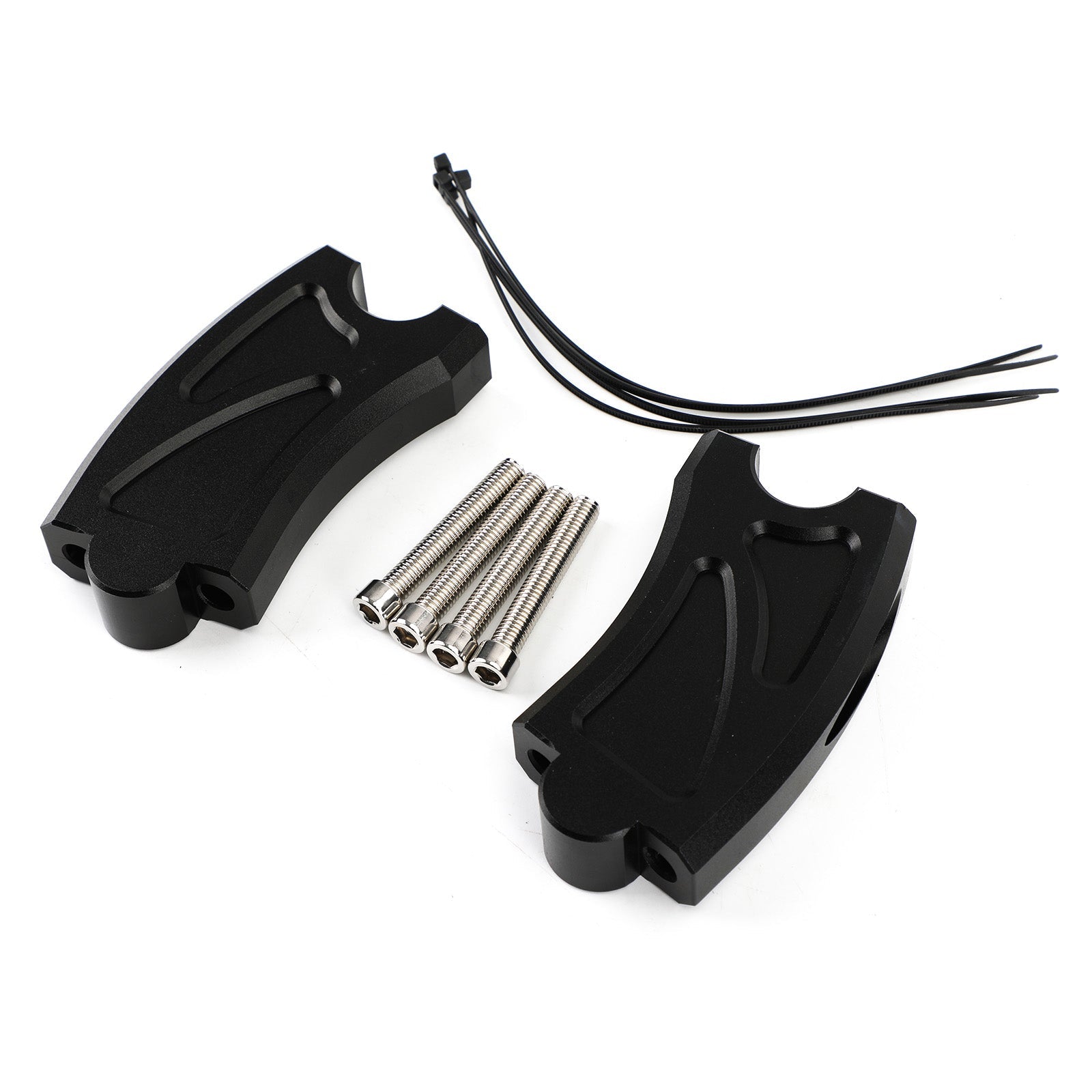 Areyourshop CNC stuurverhogers voor Honda Rebel CMX500 2017+ zwart