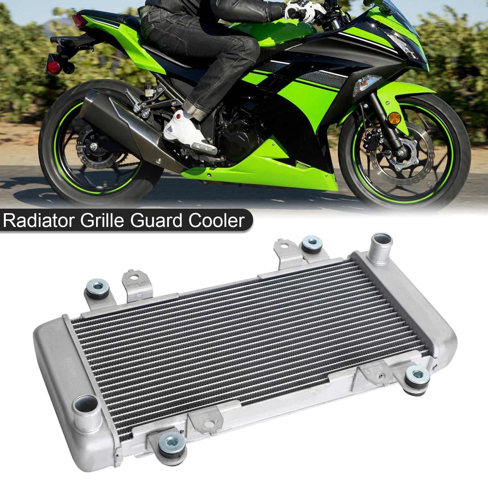 Radiator Guard kjøligere kjøling for Kawasaki Ninja 300 EX300 EX 300 2013-2017 Generisk