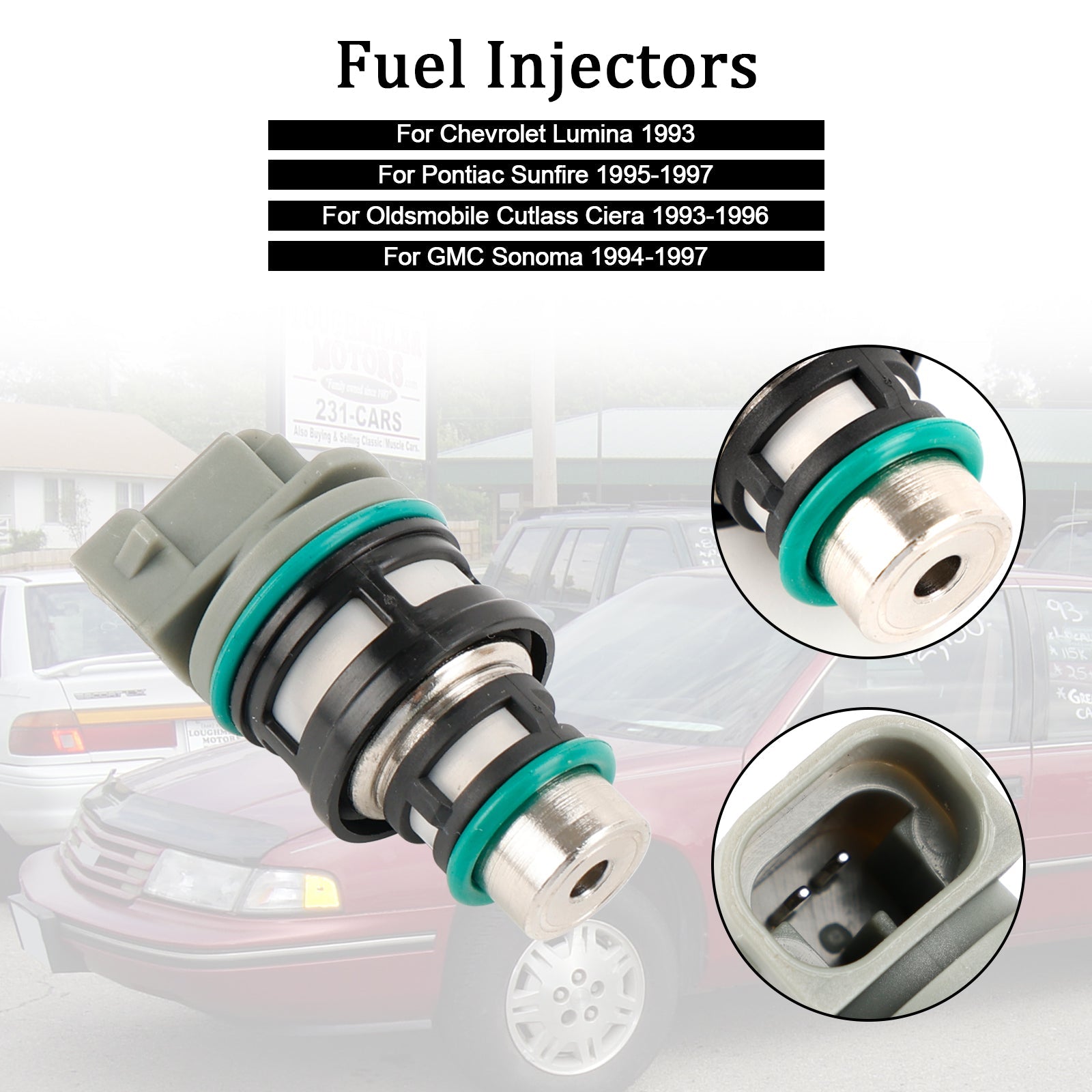 1PCS Brandstof Injectoren 17113124 Fit Chevy Fit Buick Pontiac 2.2L 17113197