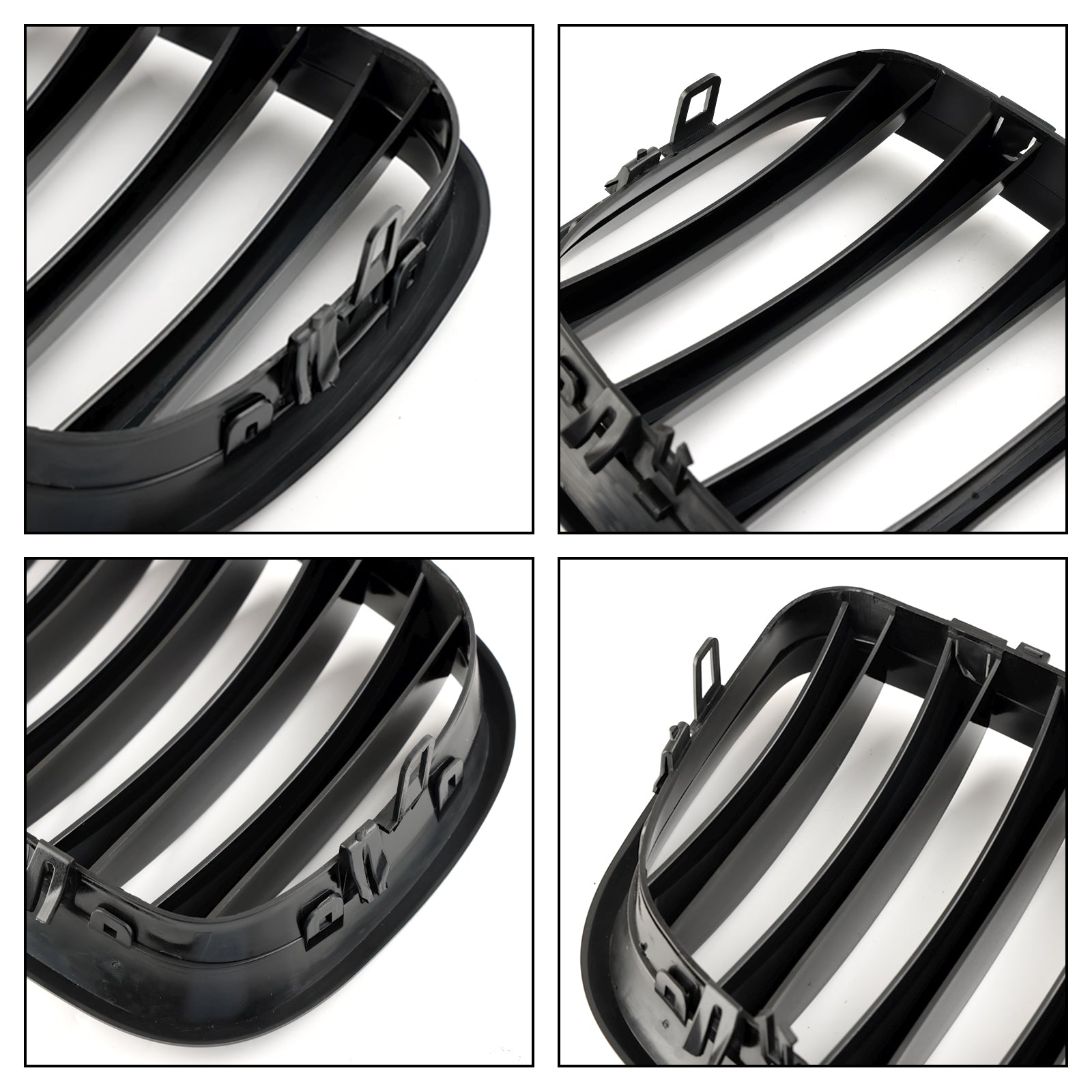 BMW X6 E71 2007-2014/x6 M (E71) 2009-2014/x6 Hybrid E72 2008-2011 Front Bumper Kidney Grille Grill Gloss Black