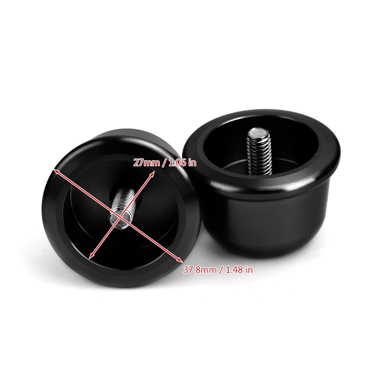 CNC Par Bar End Caps för Triumph Bonneville T100 T120 Street Twin Cup 2016-2020 Generic