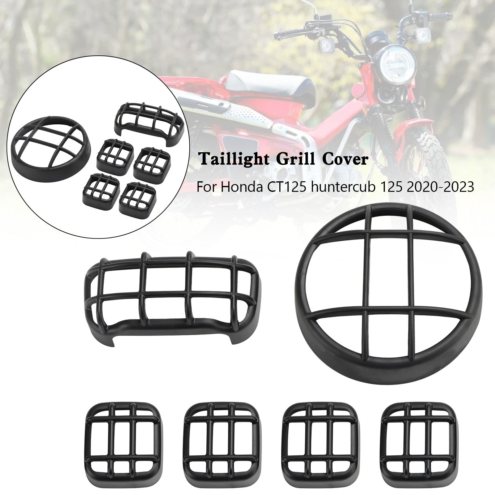 Honda CT125 Hunter Cub 125 2020-2023 Koplamp Achterlicht Richtingaanwijzer Beschermkap